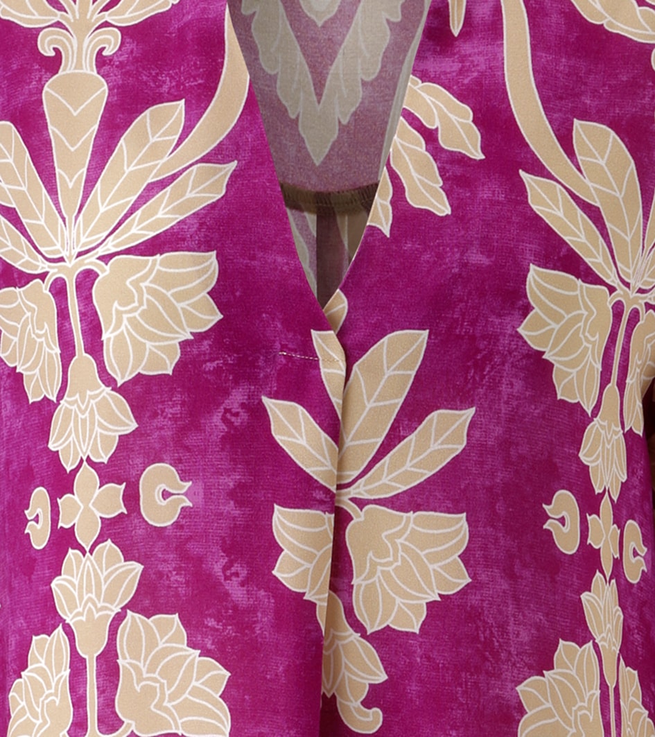 Aniston SELECTED Blusenkleid mit ornamentaler Blüten- und Blättermusterung - NEUE KOLLEKTION