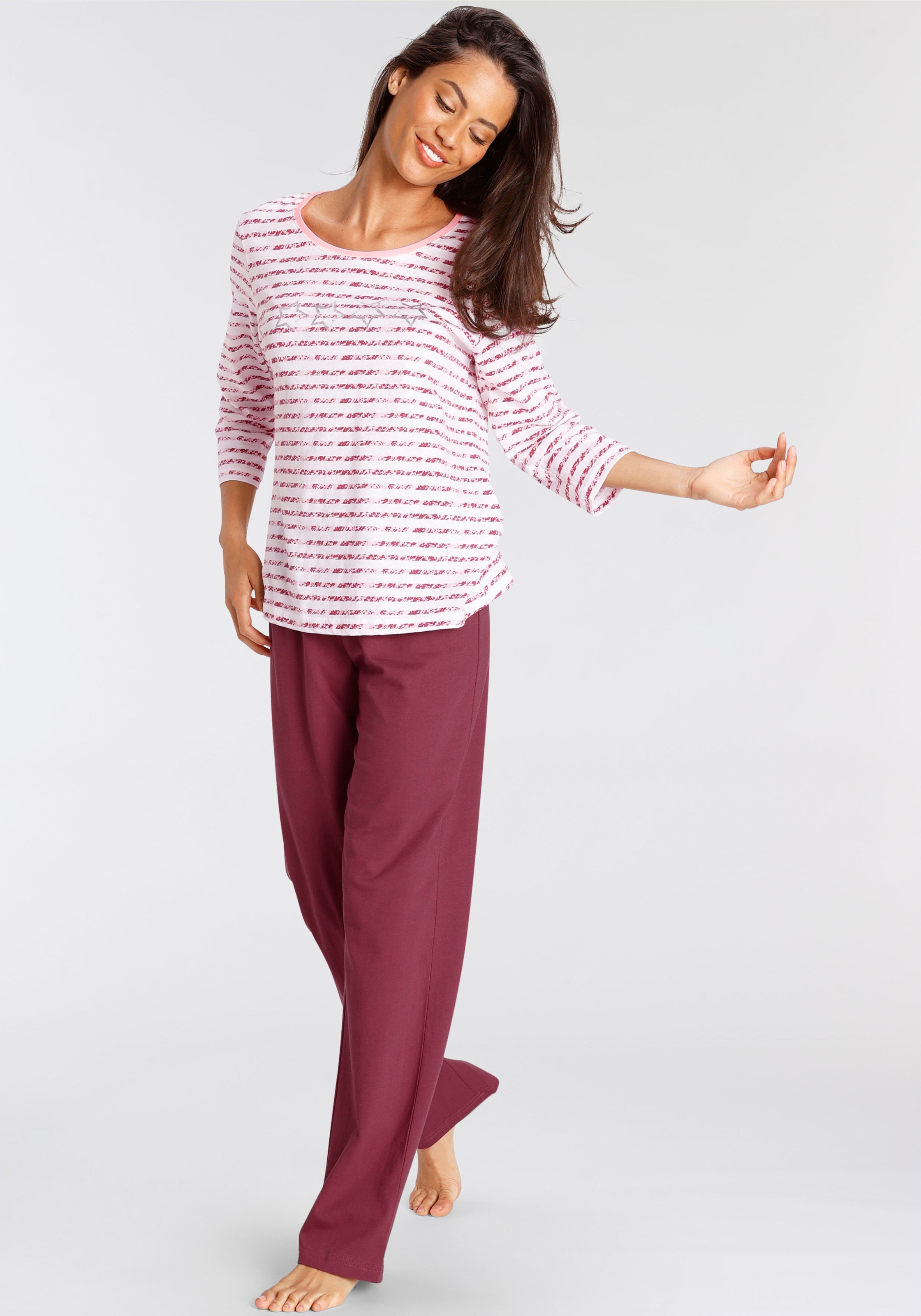 Vivance Dreams Pyjama, (2 tlg.)