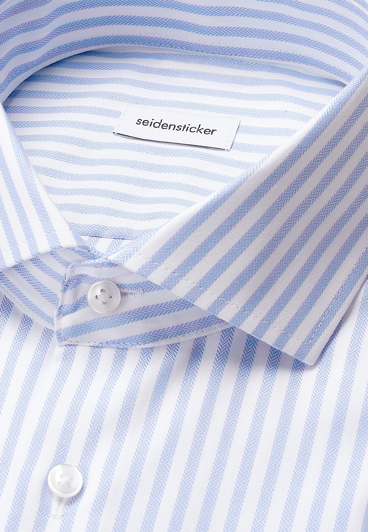 seidensticker Businesshemd »Schwarze Rose«, Regular 1/1 Kentkragen Gestreift
