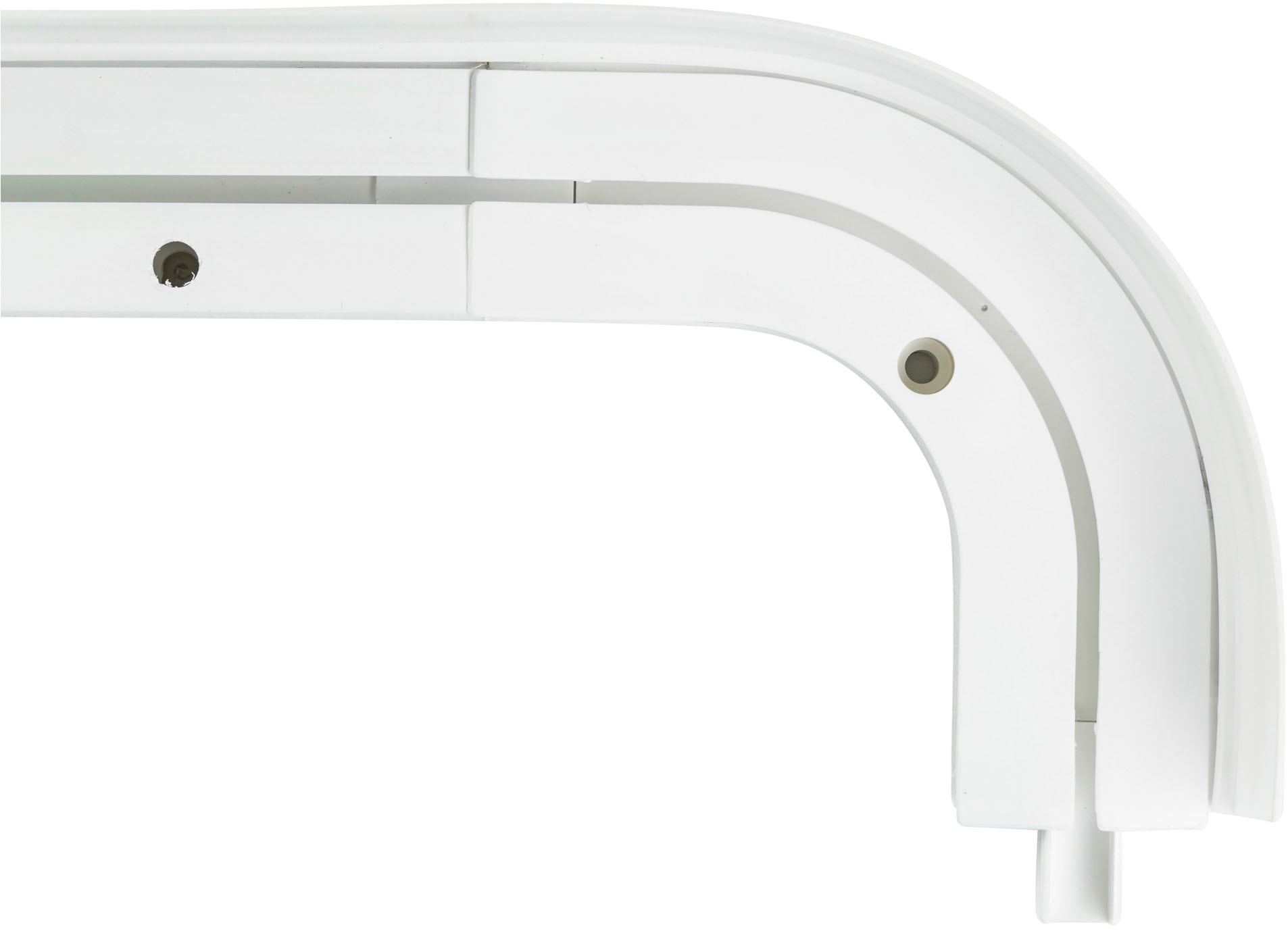 SN DECO GROUP Gardinenschiene »SH1«, 1 läufig-läufig, Fixmaß, mit Blende 5 cm