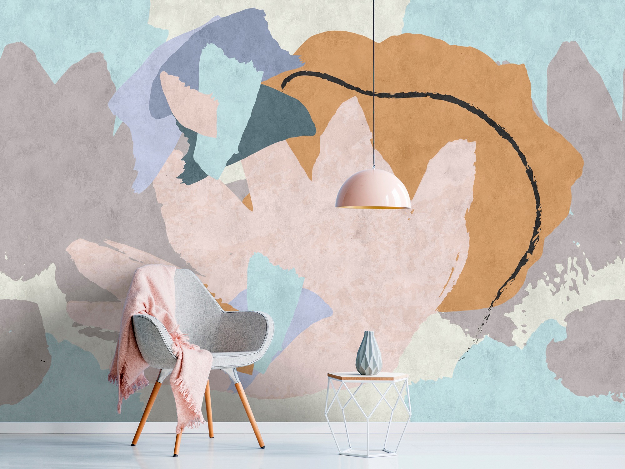 living walls Fototapete »Walls by Patel Floral Collage 2« glatt Vlies, Wand günstig online kaufen