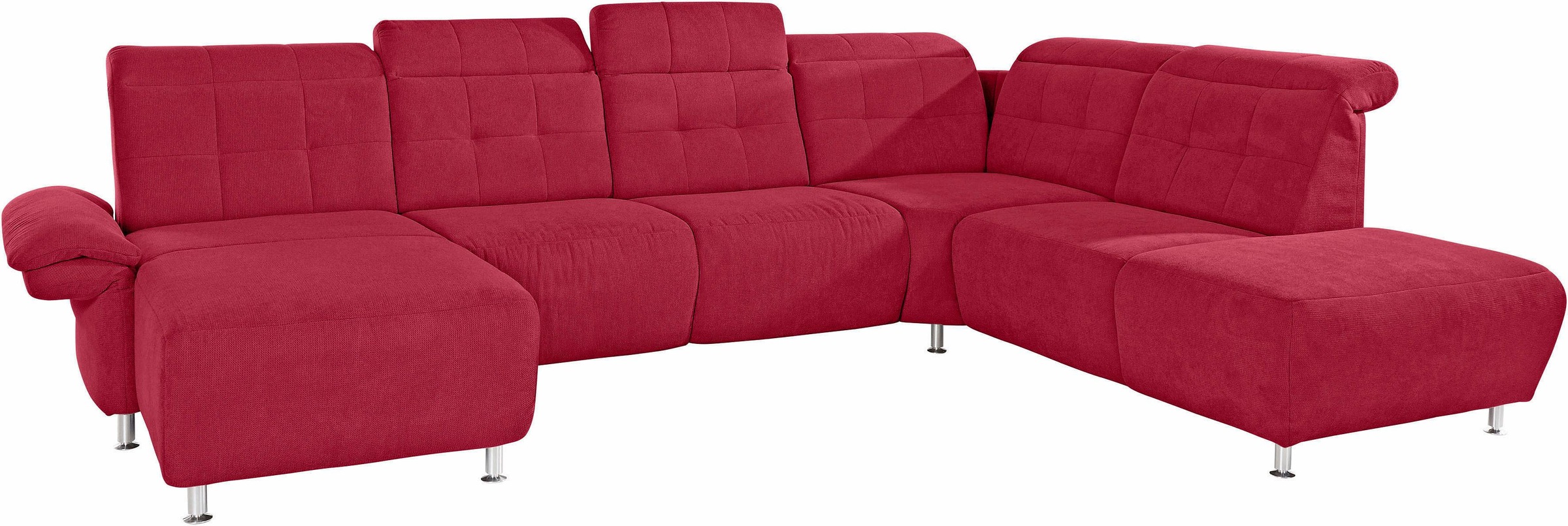 Home affaire Wohnlandschaft »Manhattan U-Form« 2 Sitze mit elektrischer Rel günstig online kaufen