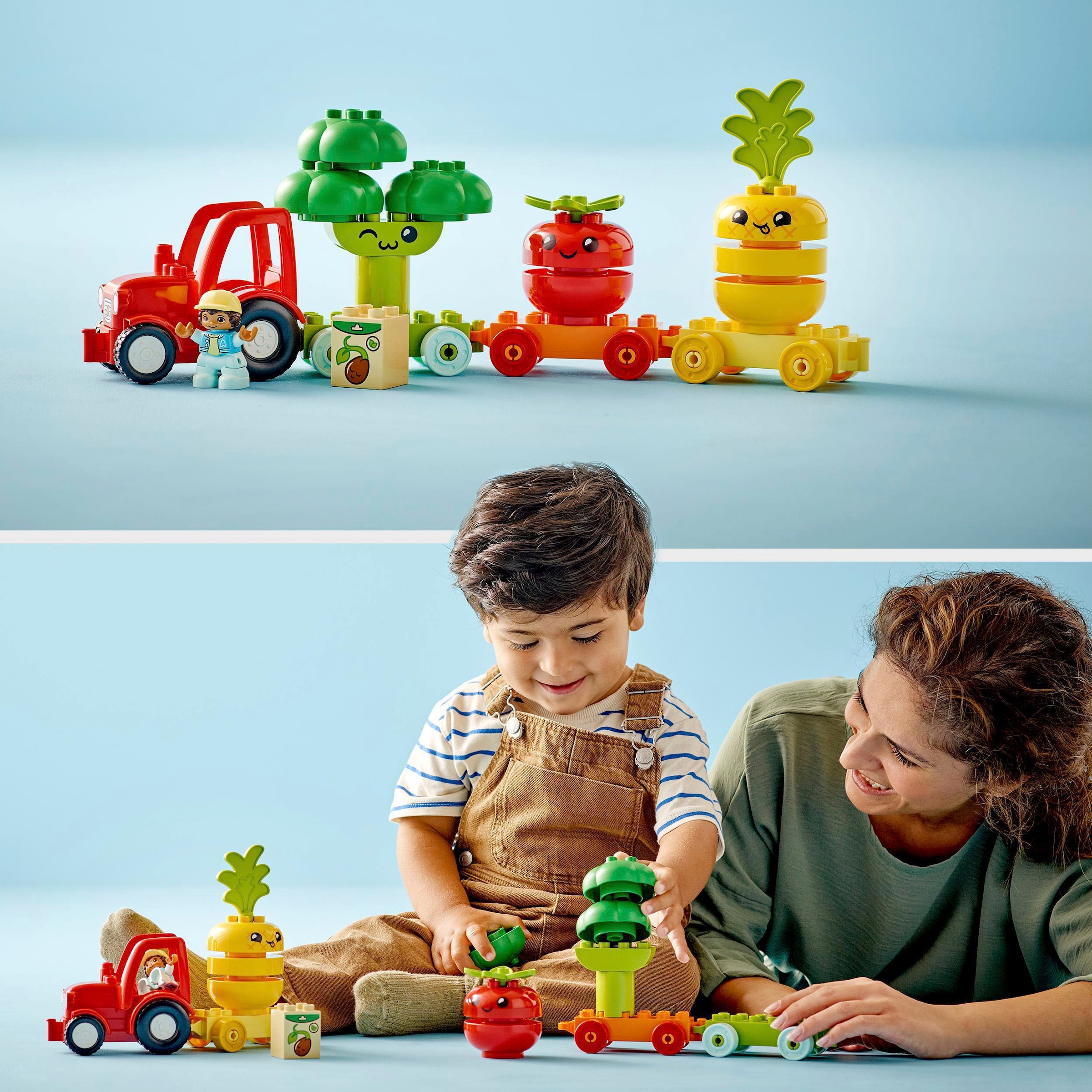 LEGO® Konstruktionsspielsteine »Obst- und Gemüse-Traktor (10982), LEGO® DUPLO  My First«, (19 St.) online bestellen