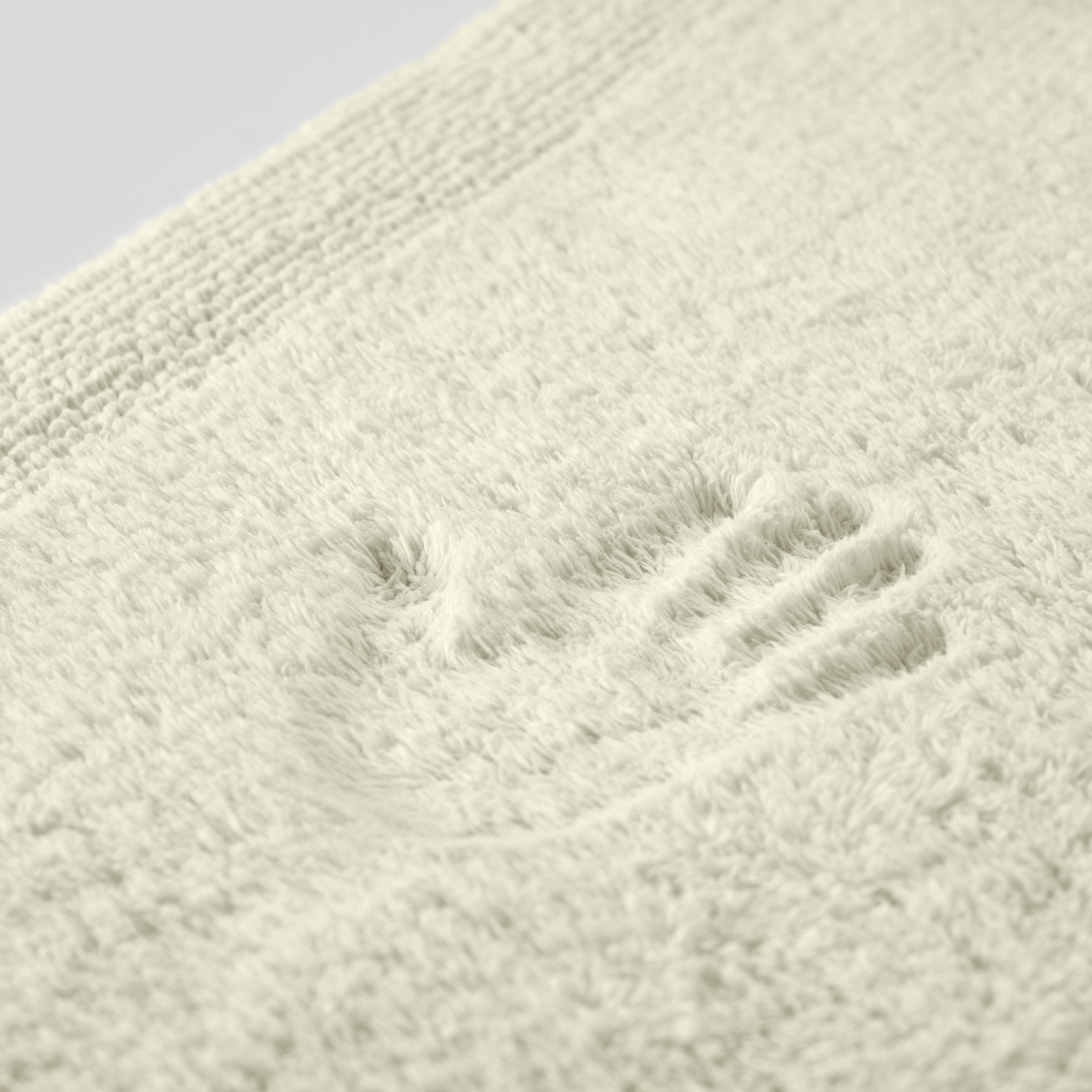 my home Badematte »Kapra, Badvorleger, Badezimmer Teppich«, beidseitig nutzbar-fußbodenheizungsgeeignet-strapazierfähig, mit Bordüre, Badteppich, Badematte, Baumwolle