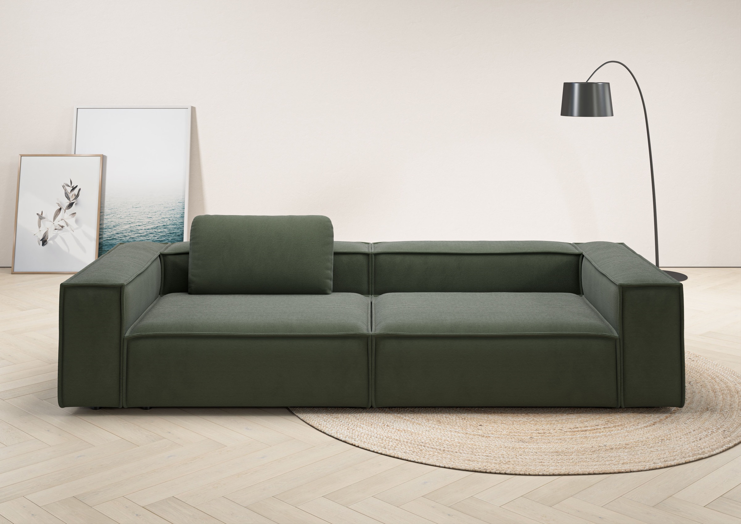 PLACES OF STYLE 3-Sitzer »Watertown moderner 3-Sitzer« extra breites Sofa m günstig online kaufen
