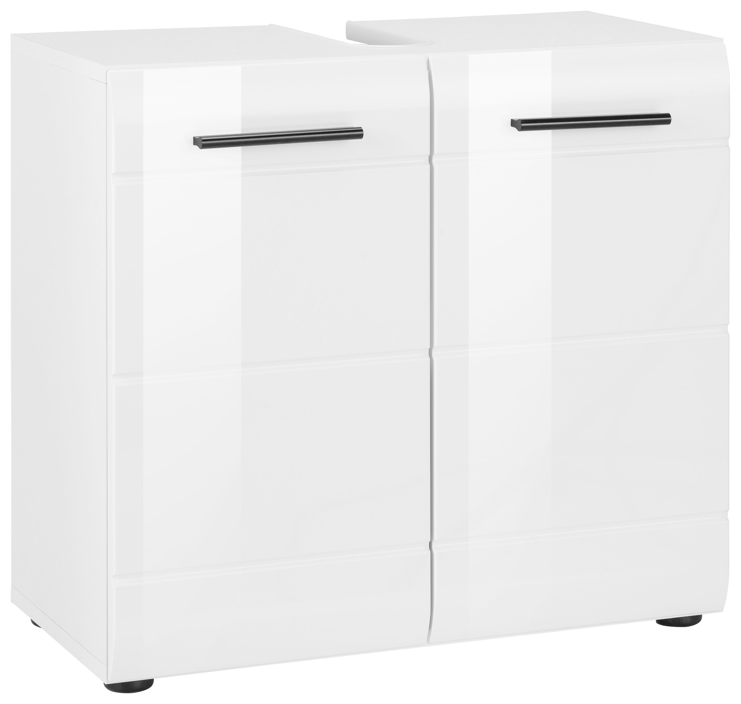welltime Waschbeckenunterschrank »Sovana« Waschtisch mit verstellbarem Fach - Maße (B/T/H) 60/31/56 cm