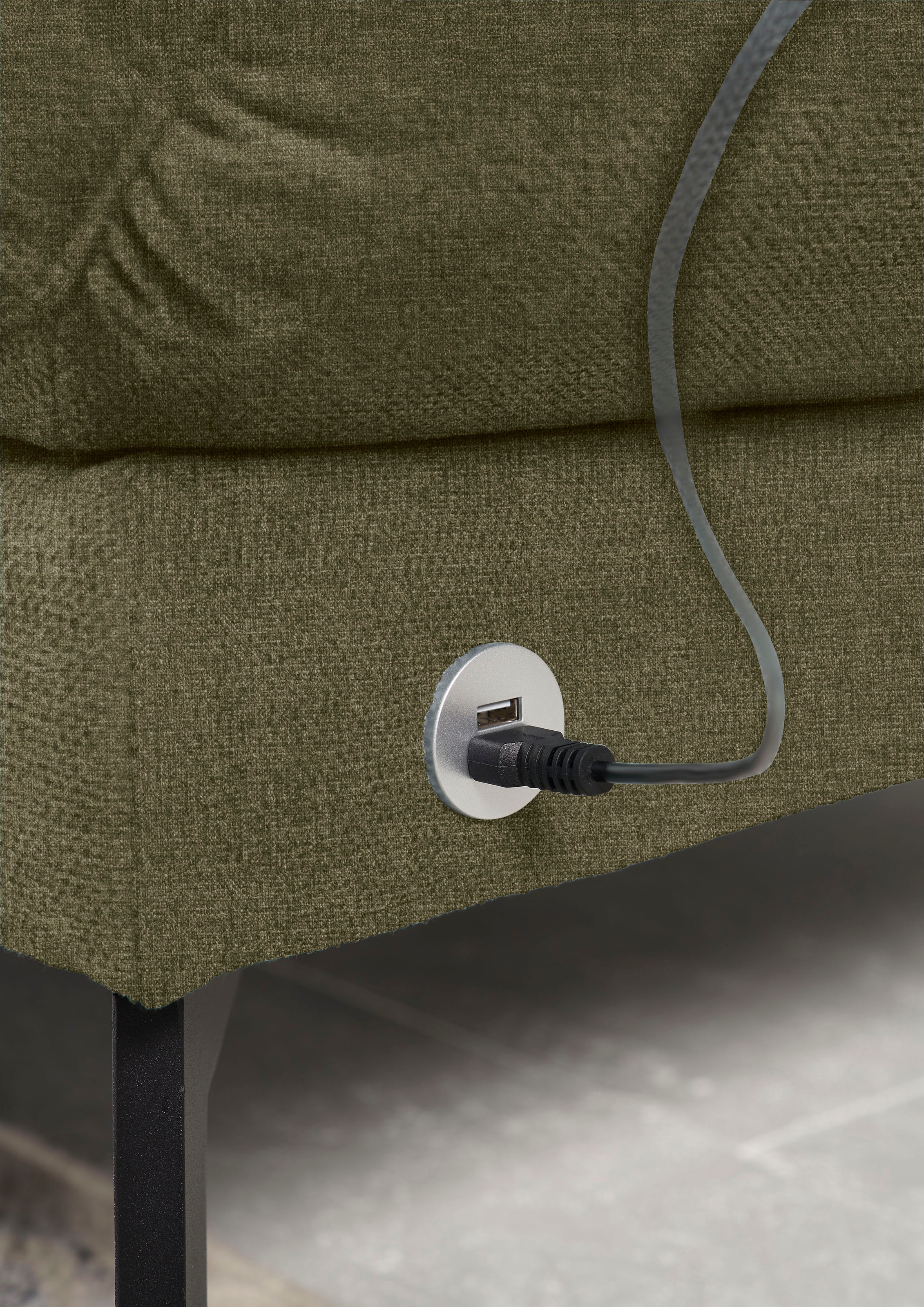 3C Candy Ecksofa »Kairo modernes Multifunktions-Sofa, bequem, L-Form«, inklusive Drehsitz, Armlehnen- und Rückenverstellung