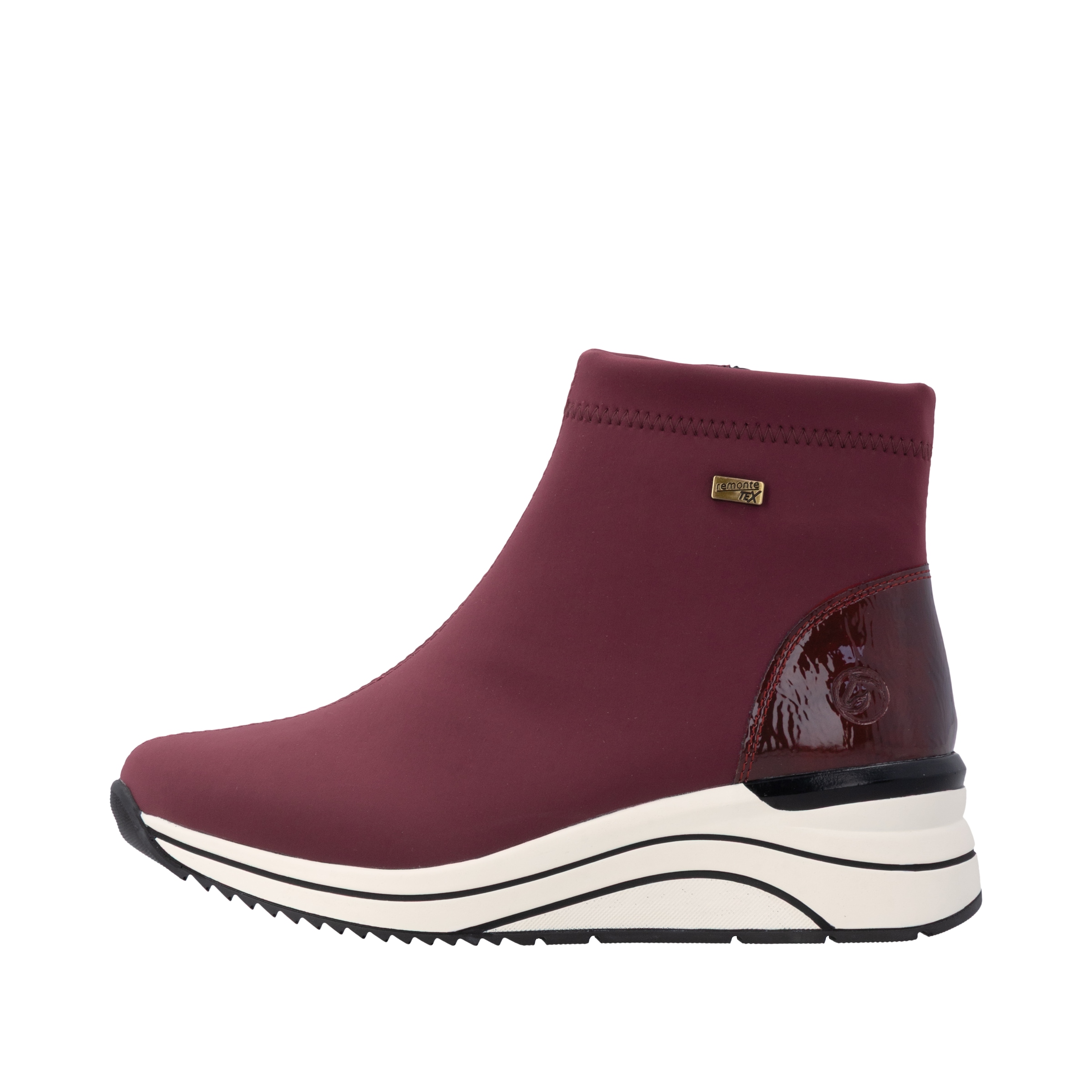 Remonte Keilstiefelette  Reißverschluss-Boots mit wasserabweisender TEX-Membrane