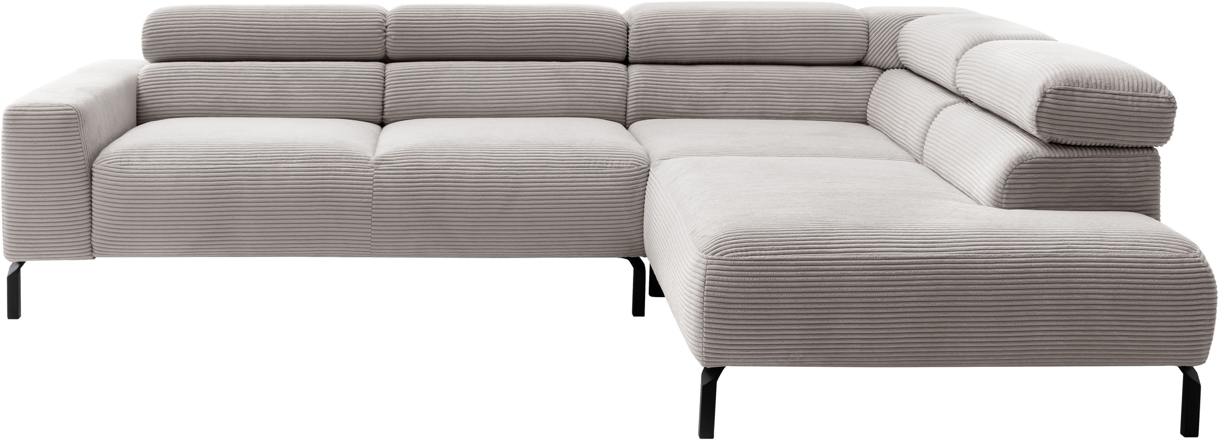 Home affaire Ecksofa »Antonelli, L-Form, inkl. Kopfteilverstellung, Breite günstig online kaufen