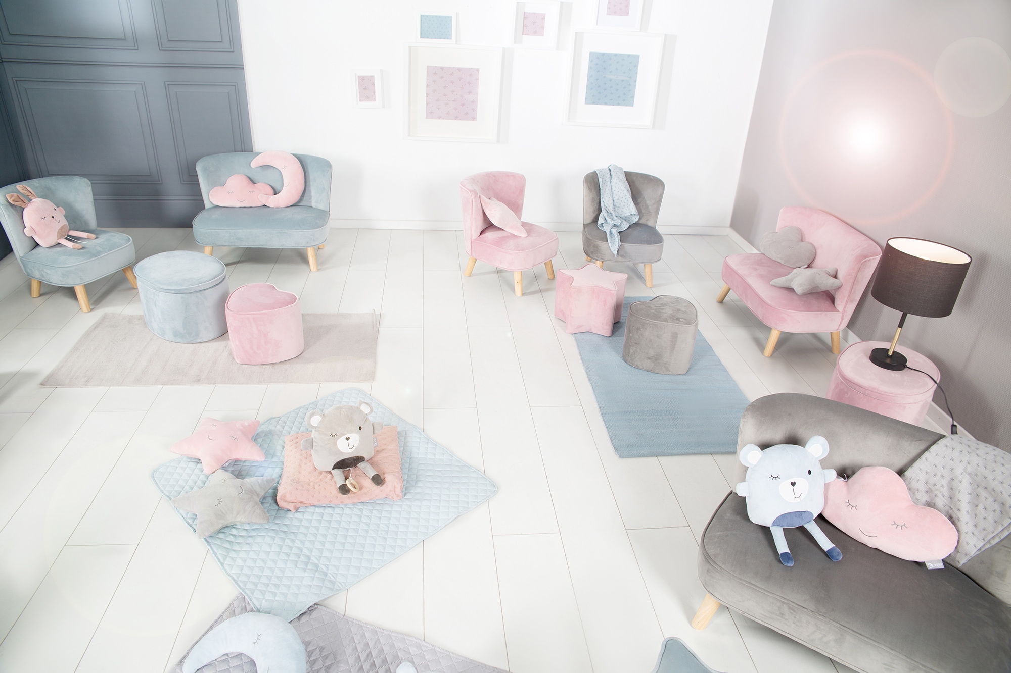 roba® Kindersofa »Lil Sofa«, mit Holzfüßen