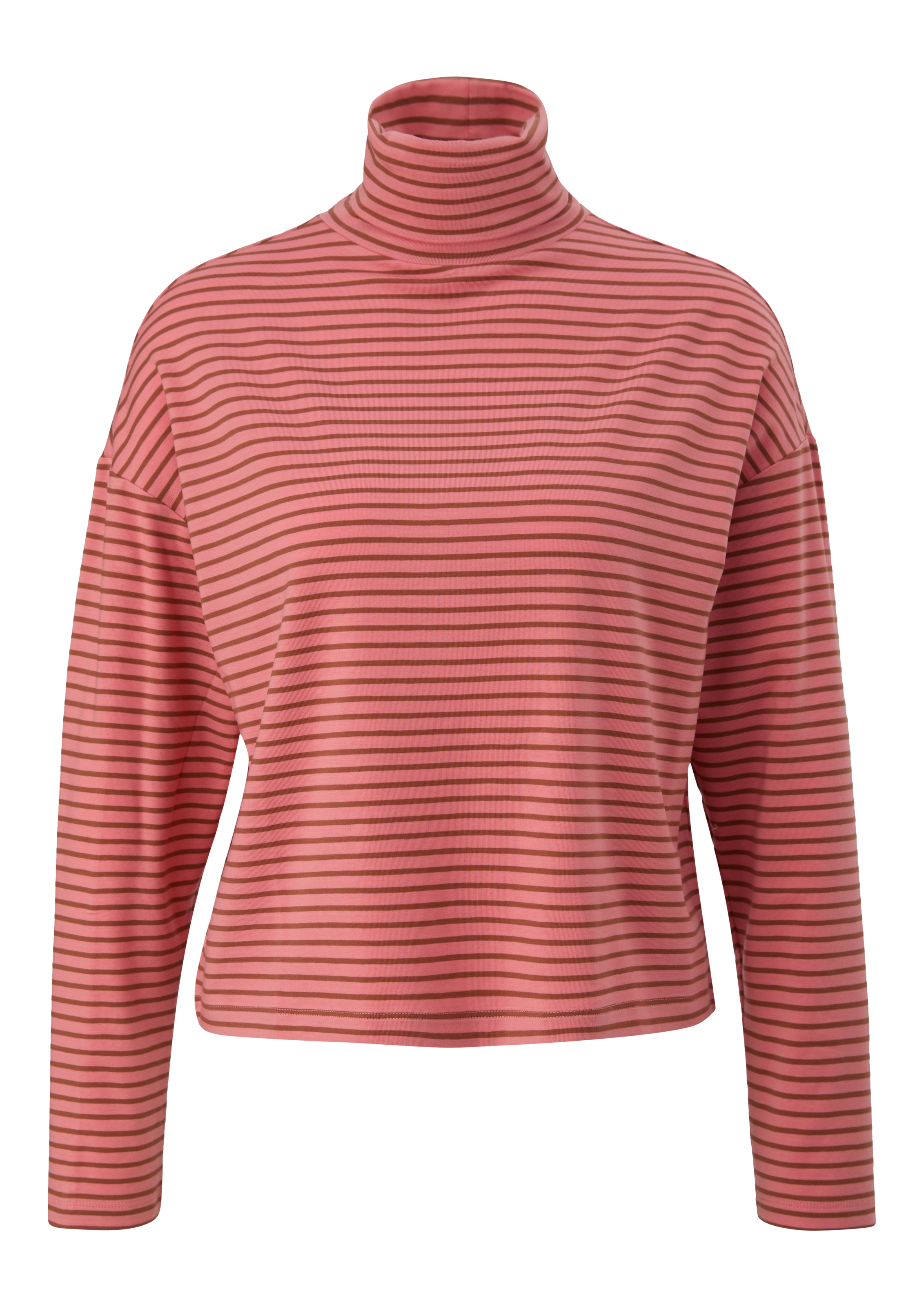 s.Oliver Rollkragenpullover, mit Streifenmuster
