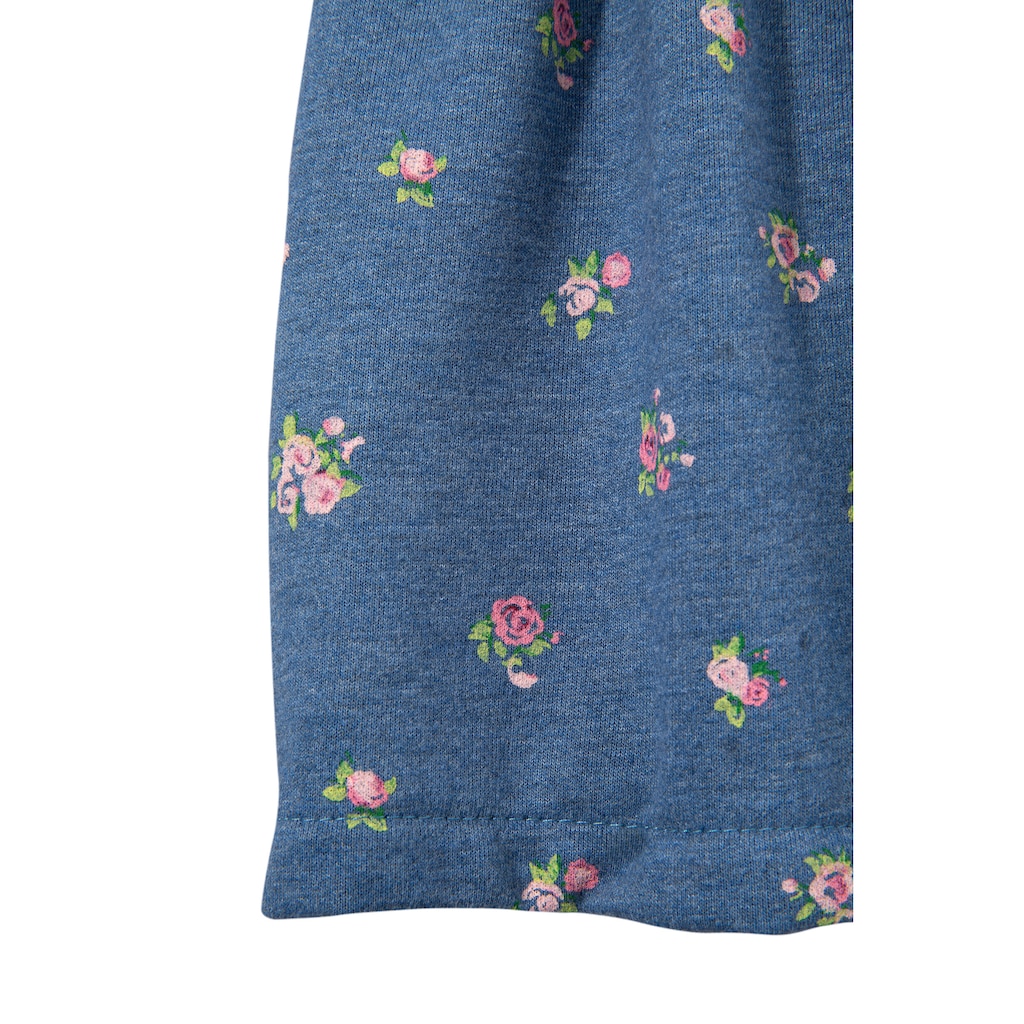 Isar-Trachten Trachtenrock, Kinder, mit allover Blumenmuster