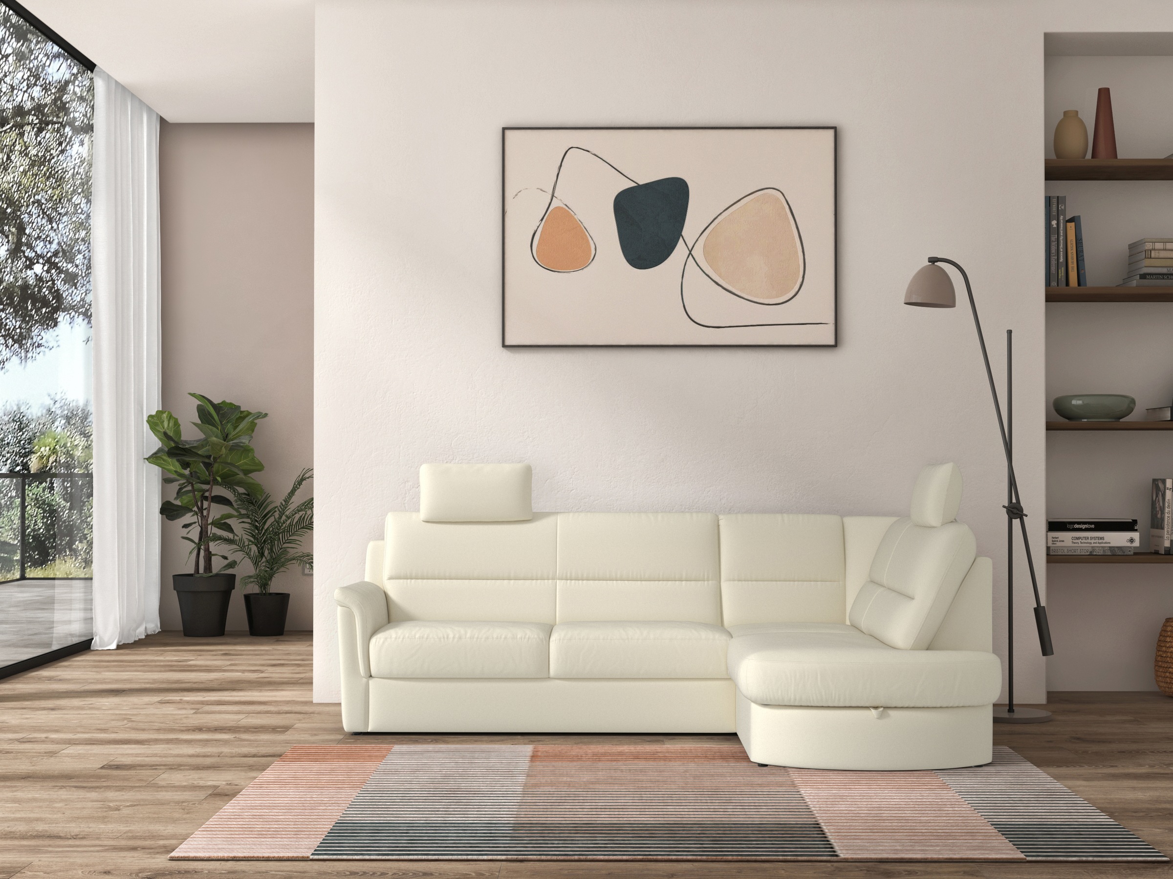 sit&more Ecksofa »Panini L-Form«, wahlweise mit Bettfunktion und Bettkasten günstig online kaufen