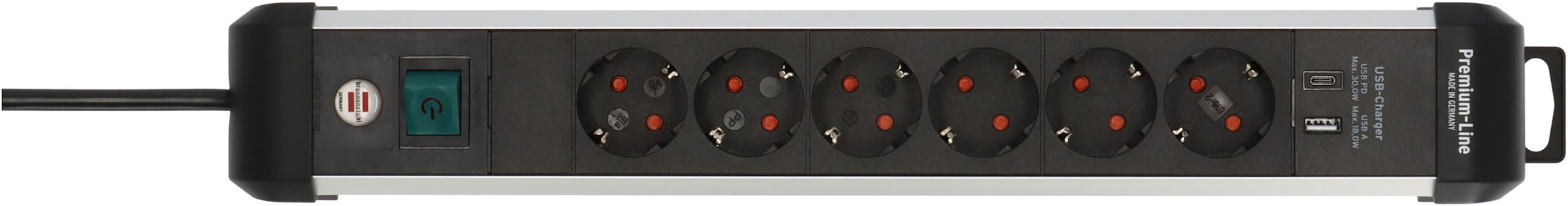 Brennenstuhl Steckdosenleiste »H05VV-F3G1,5, 3 m« (USB-Anschlüsse Kabellänge 3 m)