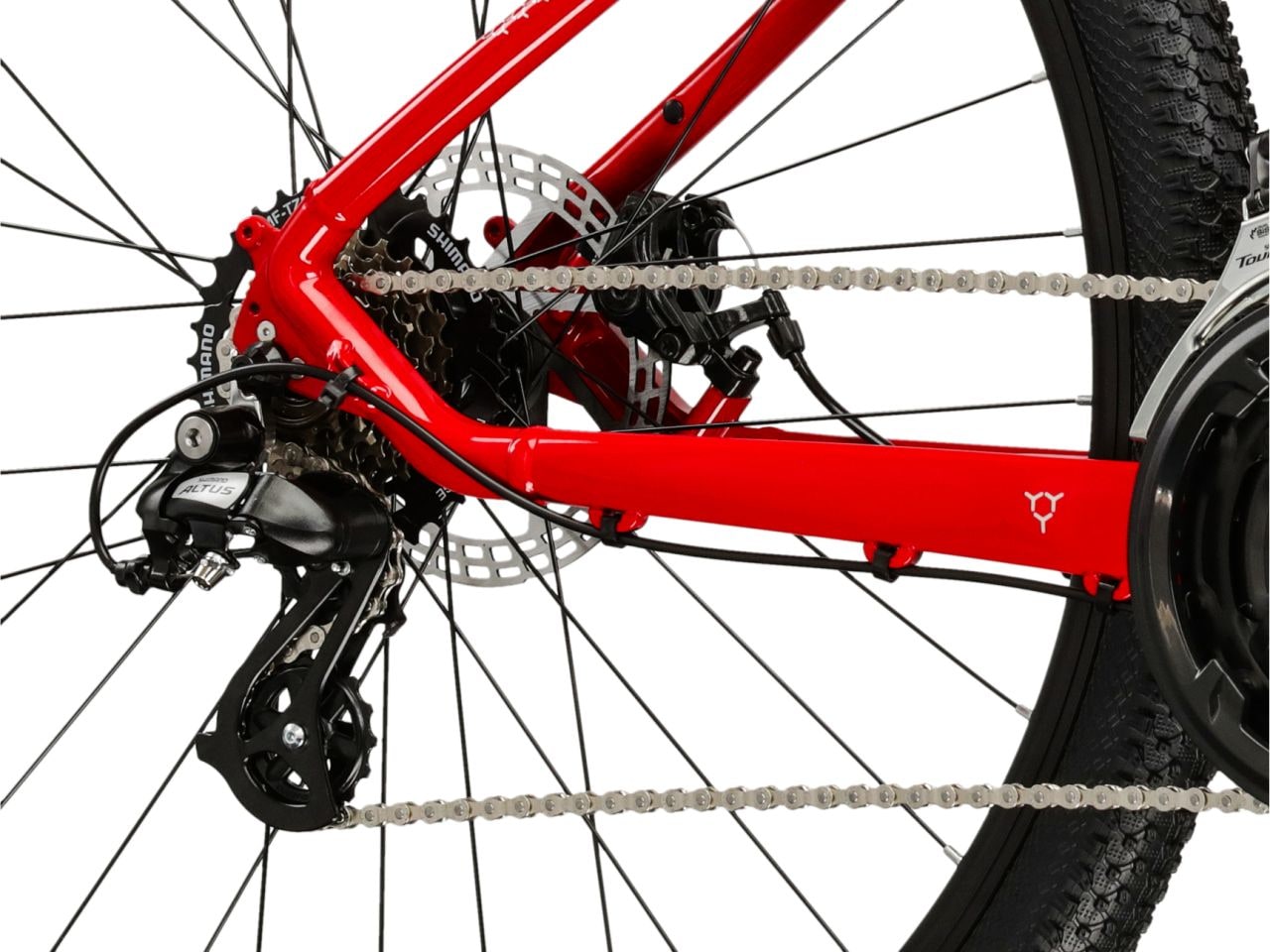 Kross Mountainbike »KROSS Mountainbike Hardtail 27,5" Hexagon 2.0 rot 21 Gänge« 21 Gang Shimano ALTUS M310 Schaltwerk Kettenschaltung