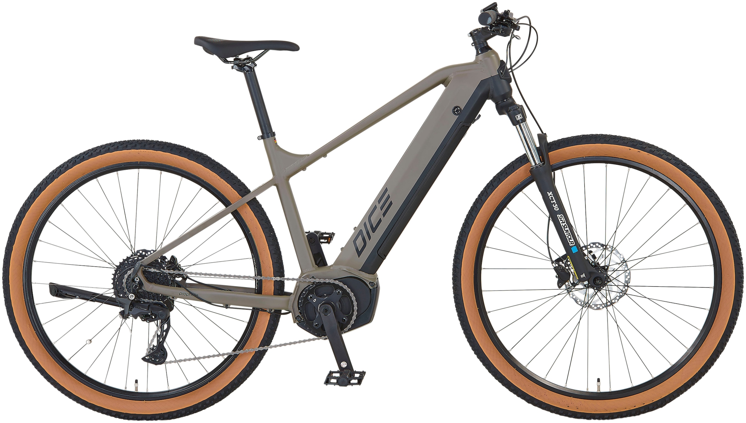 Prophete E-Bike »Dice 3.0«, 10 Gang, Shimano, Cues, Mittelmotor 250 W