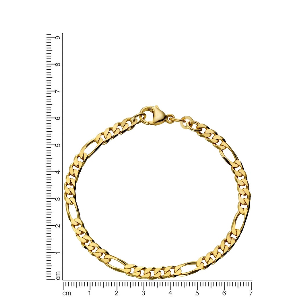 Firetti Goldarmband »Schmuck Geschenk Gold 333 in Figarokettengliederung, 4,3 mm«, Made in Germany