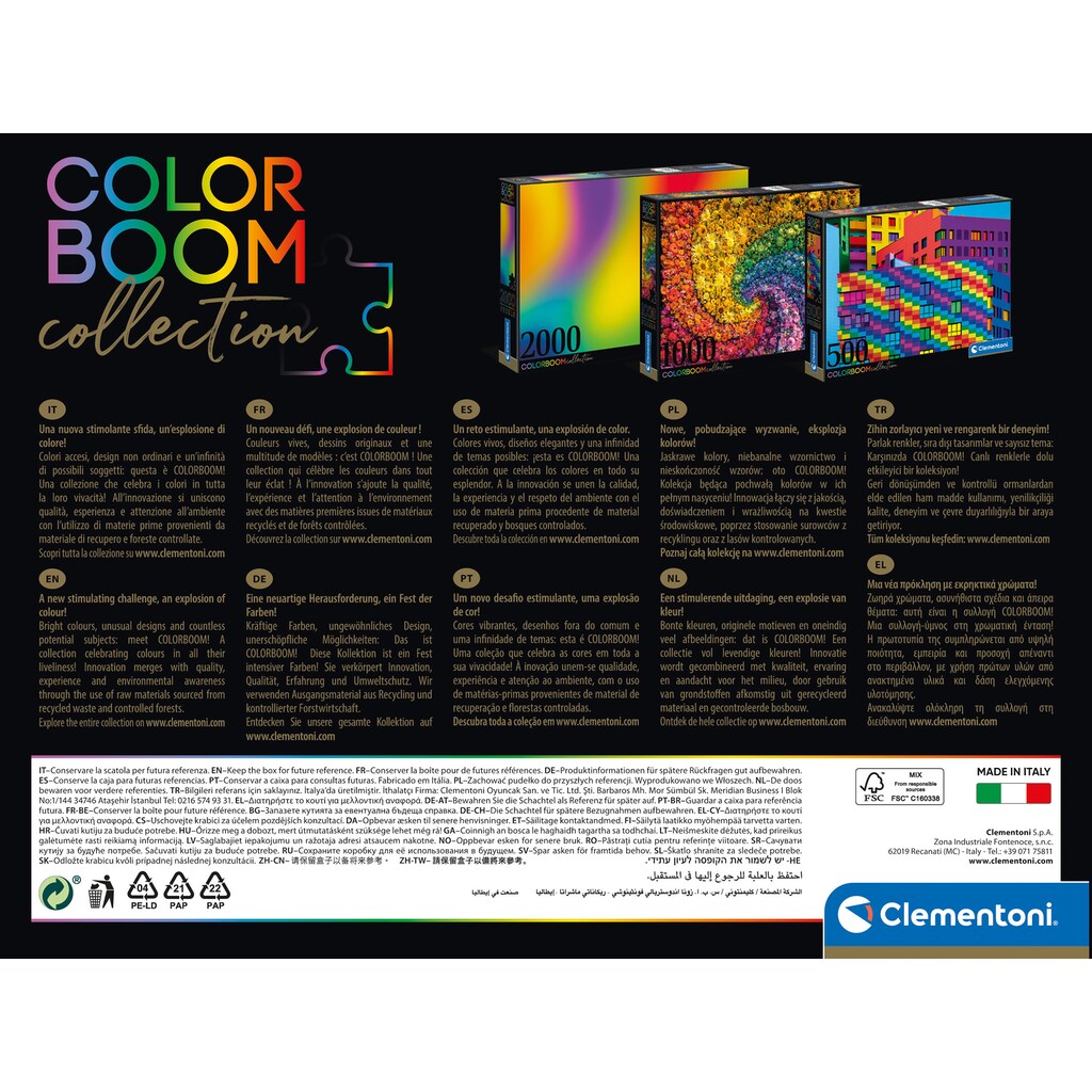 Clementoni® Puzzle »Colorboom Collection, Pixel«