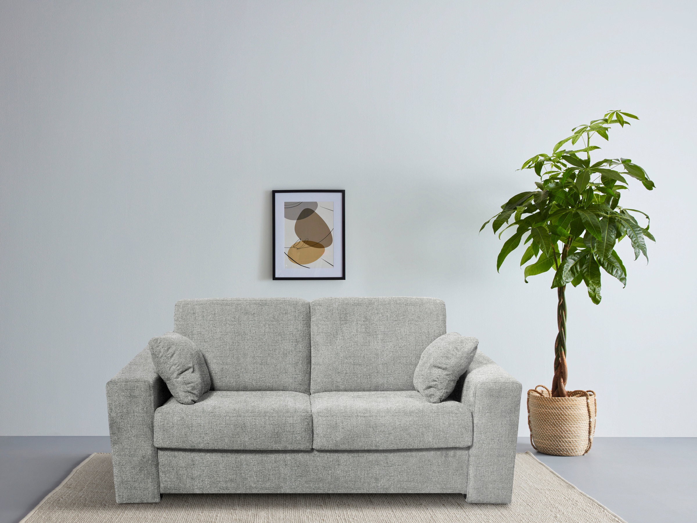 Home affaire 2-Sitzer »Roma Matratzenhöhe 14 cm« Dauerschlaffunktion, mit U günstig online kaufen