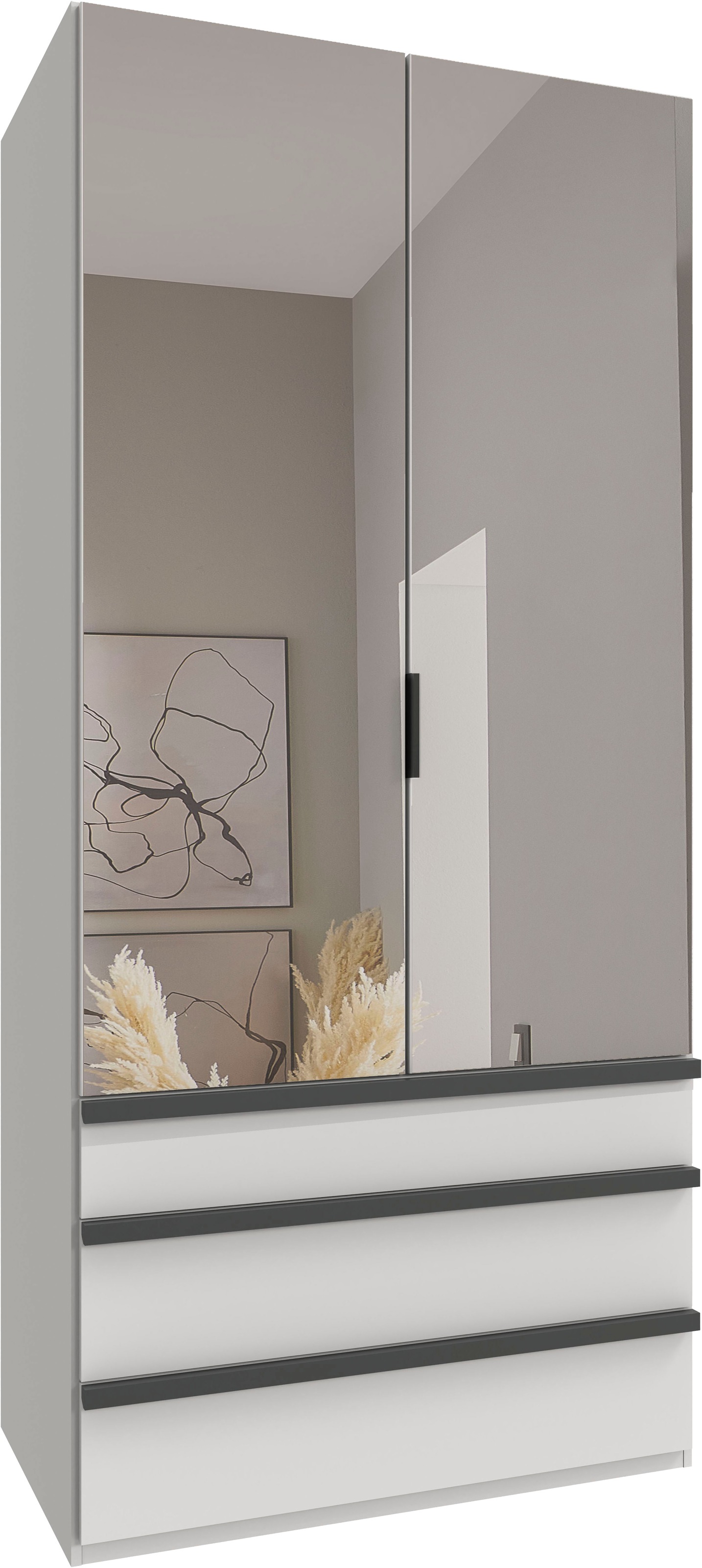 Wimex Falttürenschrank »Oxford by fresh to go, in der Breite 100cm, in 2 Hö günstig online kaufen