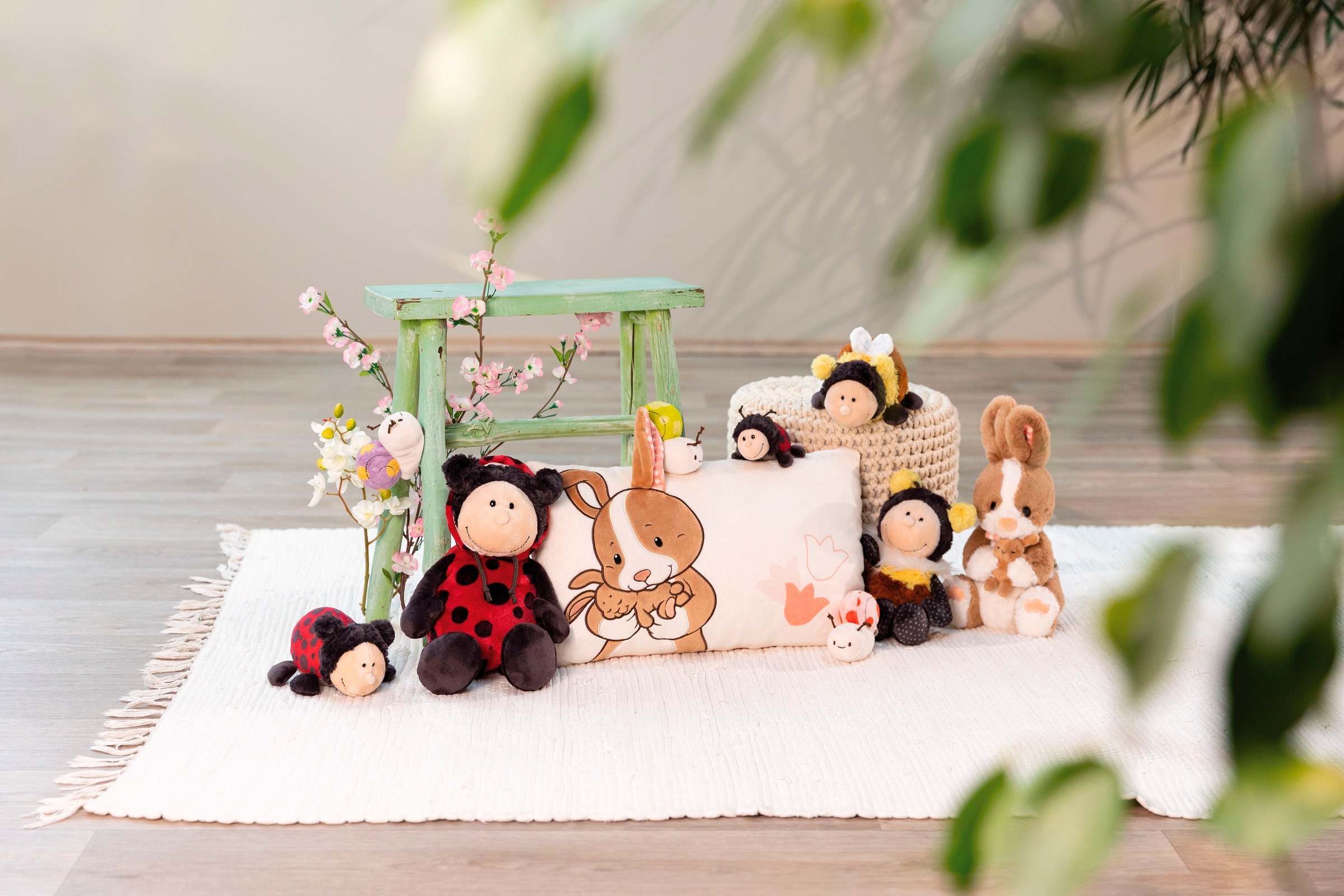 Nici Kuscheltier »Meadow Friends, Marienkäfer Dotti-Lotti 25 cm schlenkernd GREEN«