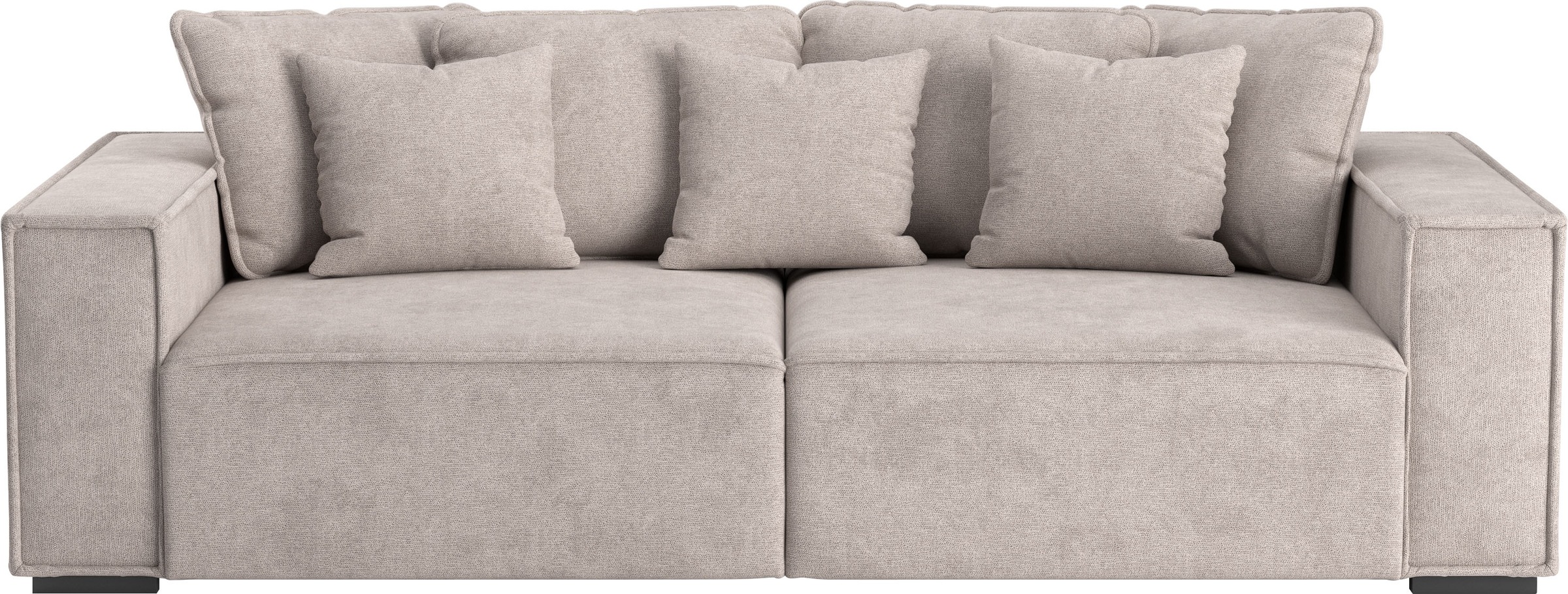 Home affaire Big-Sofa "Surf" mit 7 Kissen, gemütlicher Sitzkomfort günstig online kaufen