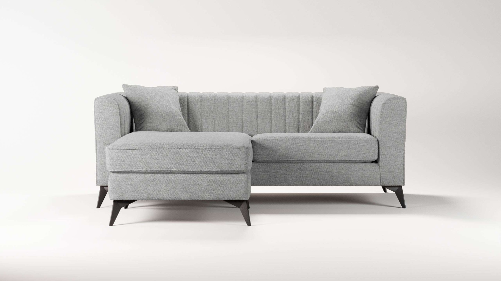 Places of Style Ecksofa »MATTHEW L-Form ideal für kleine Räume, Maße B/T/H: günstig online kaufen