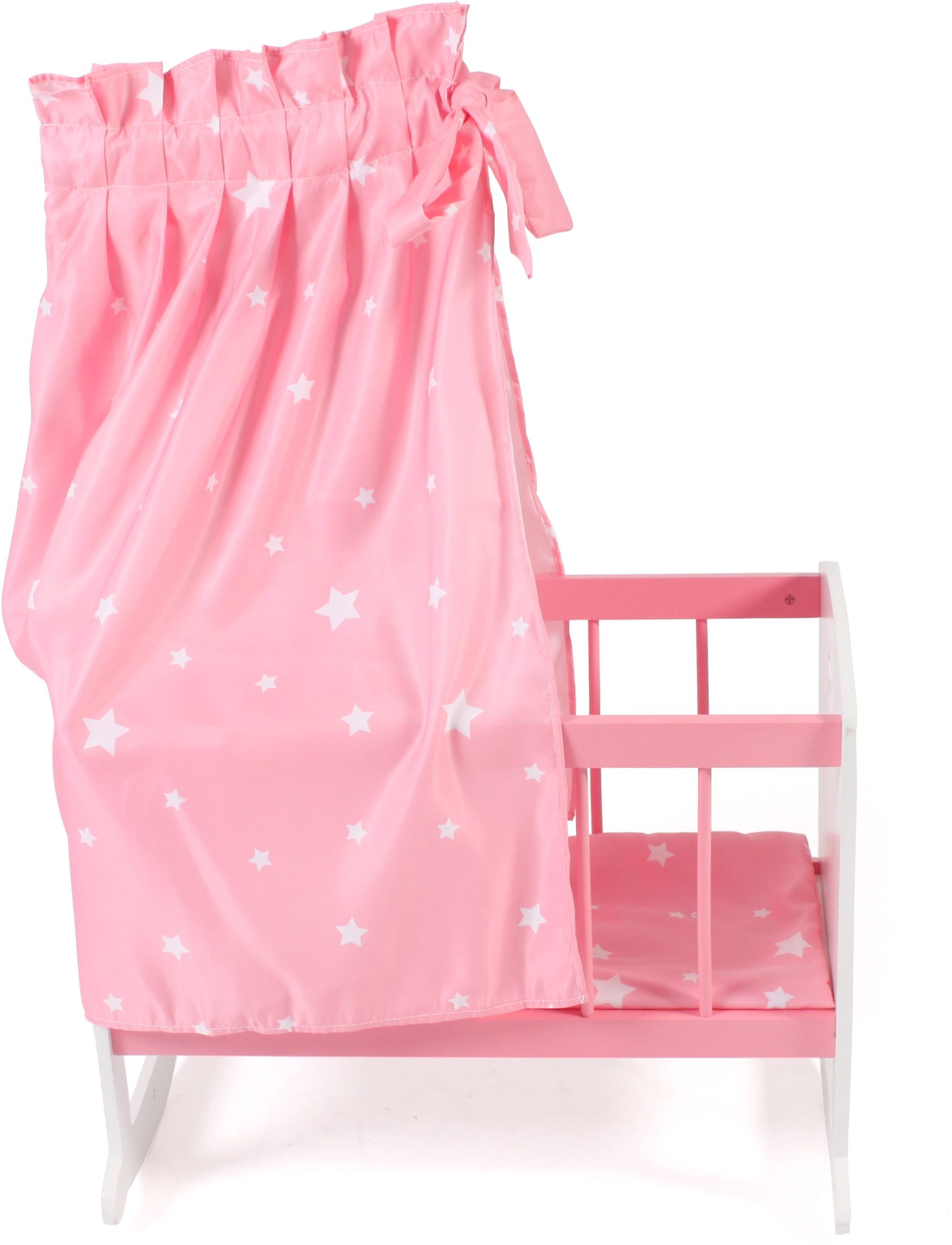 CHIC2000 Puppenwiege »Stars Pink«, inkl. Himmel