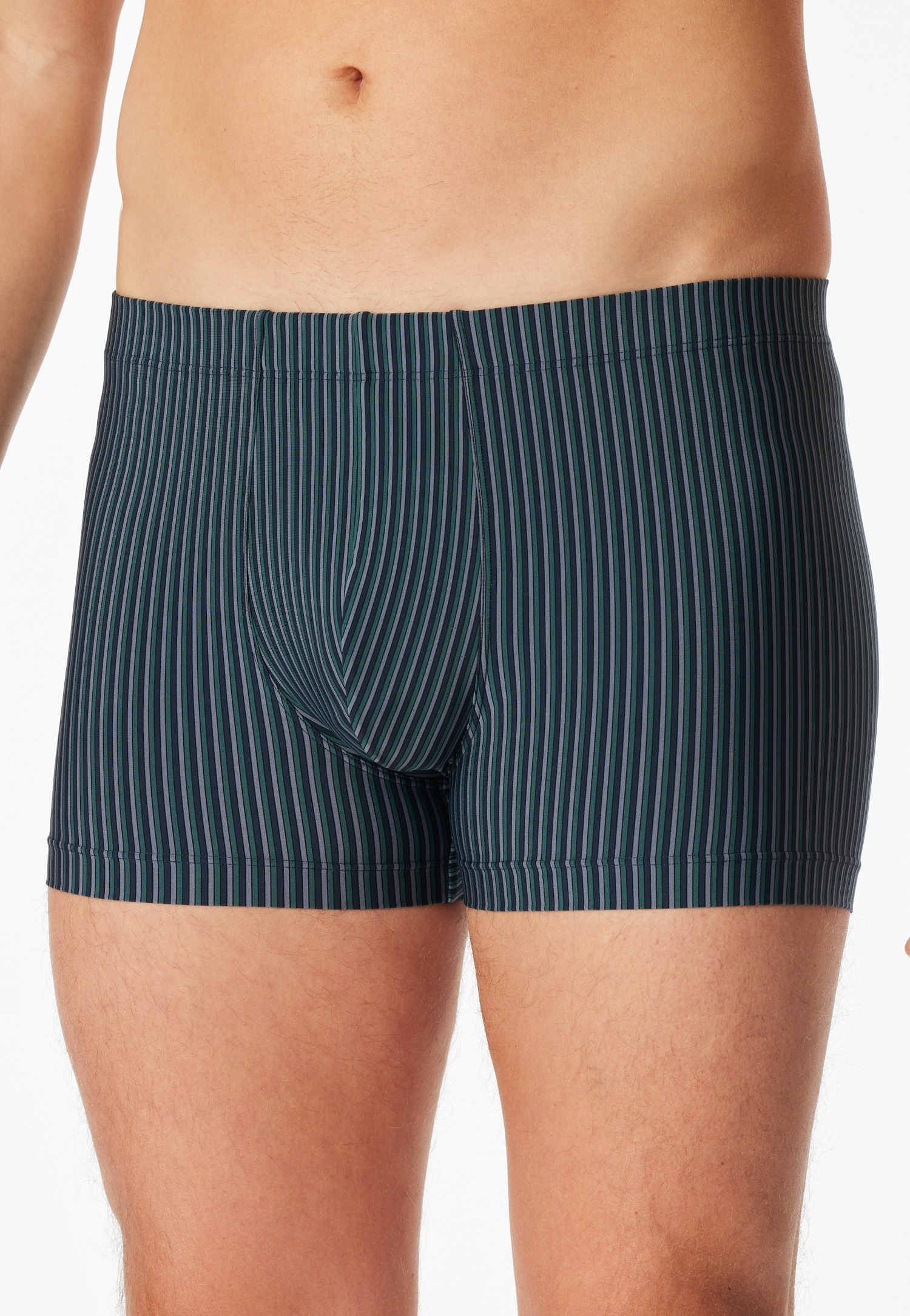 Schiesser Boxershorts »Pure Micro« ohne Eingriff, sportlicher Look mit Streifen