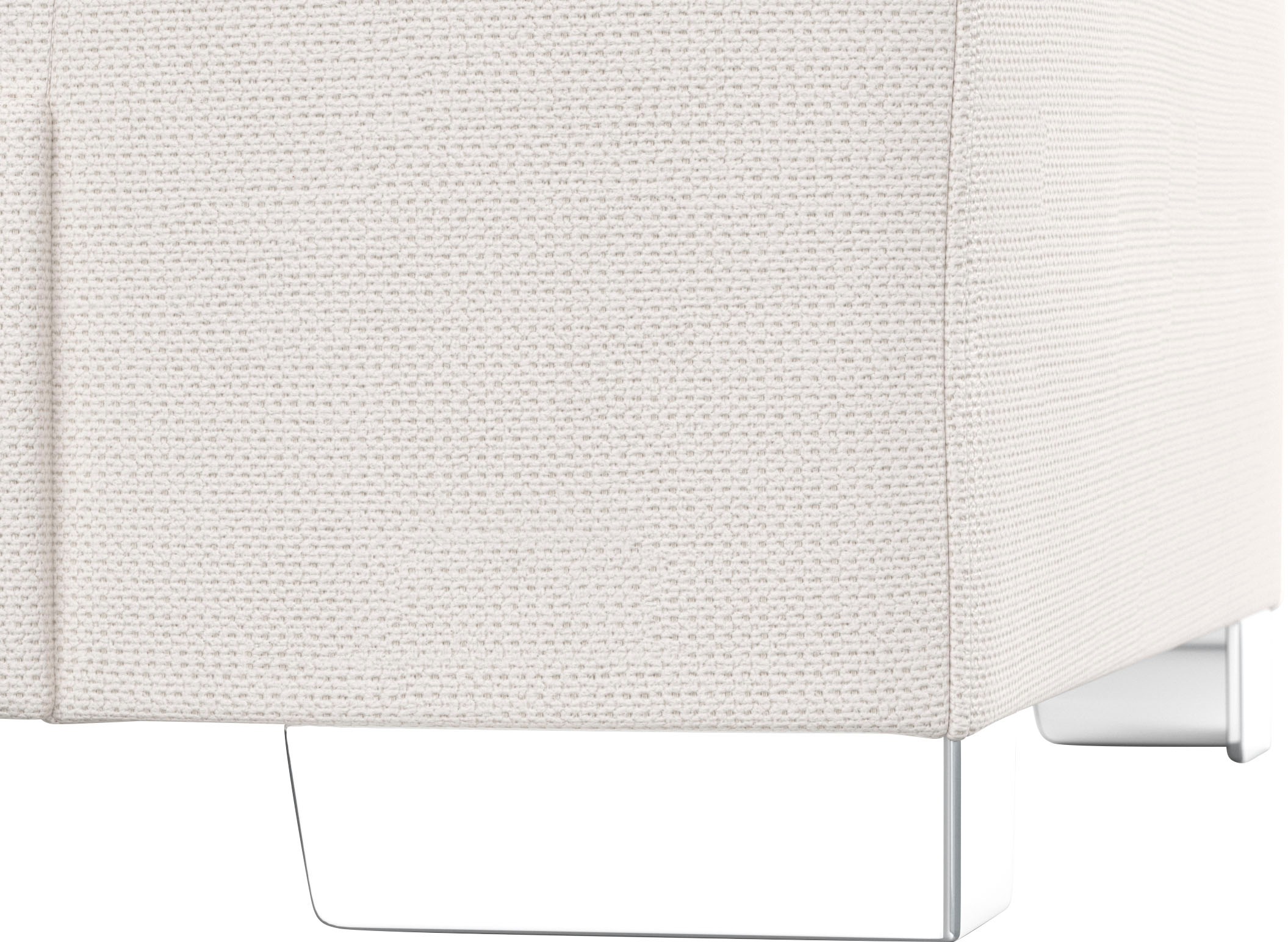 DOMO collection Ecksofa »Anzio in kubischer Formensprache, flache Armlehnen, L-Form«, Wahlweise mit Bettfunktion und Federkern für hohen Sitzkomfort