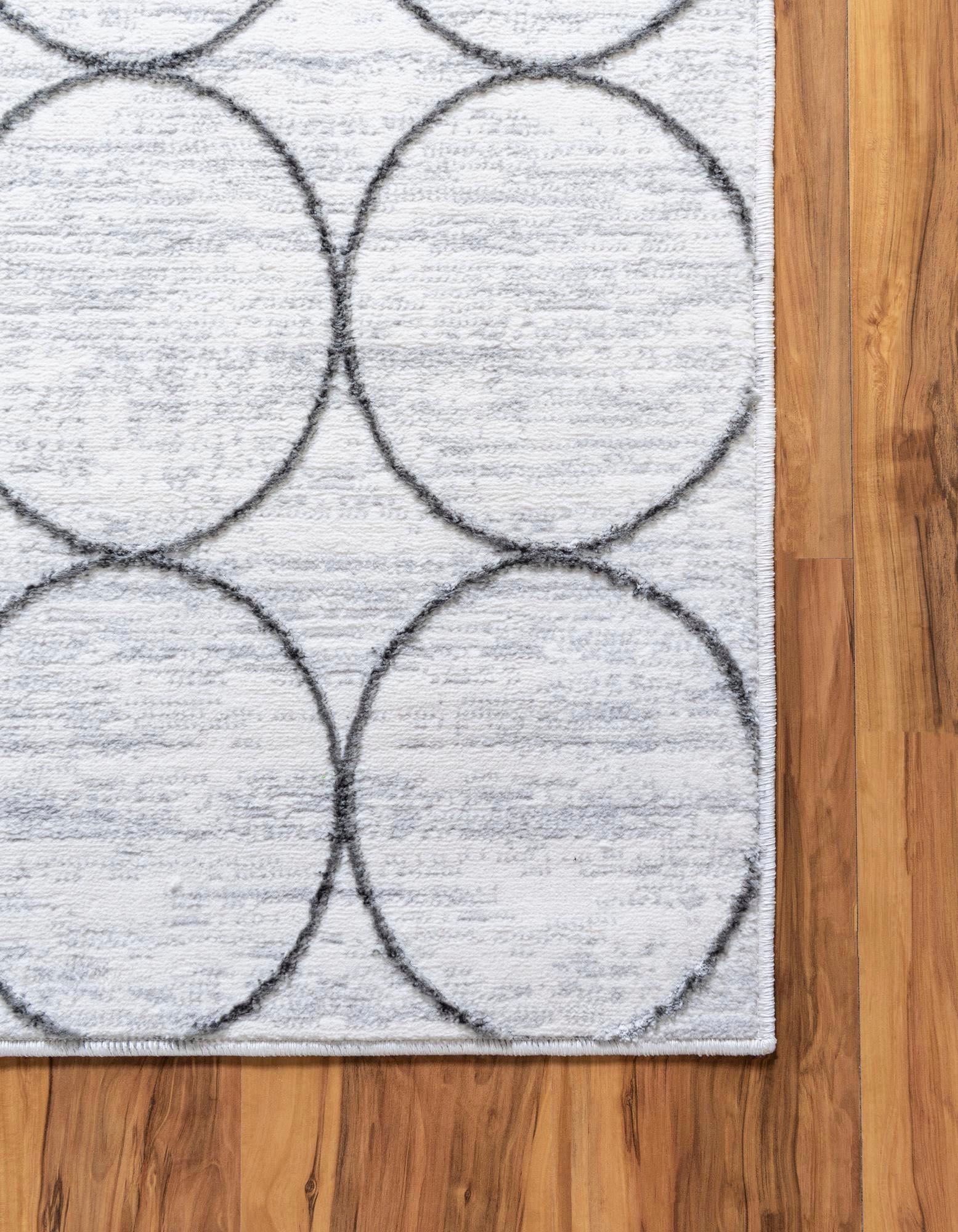 Myflair Möbel & Accessoires Teppich »Titan Trellis Lagerräumung«, rechteckig, 13 mm Höhe, Kurzflor, gewebt, modernes Design, Motiv Kreise