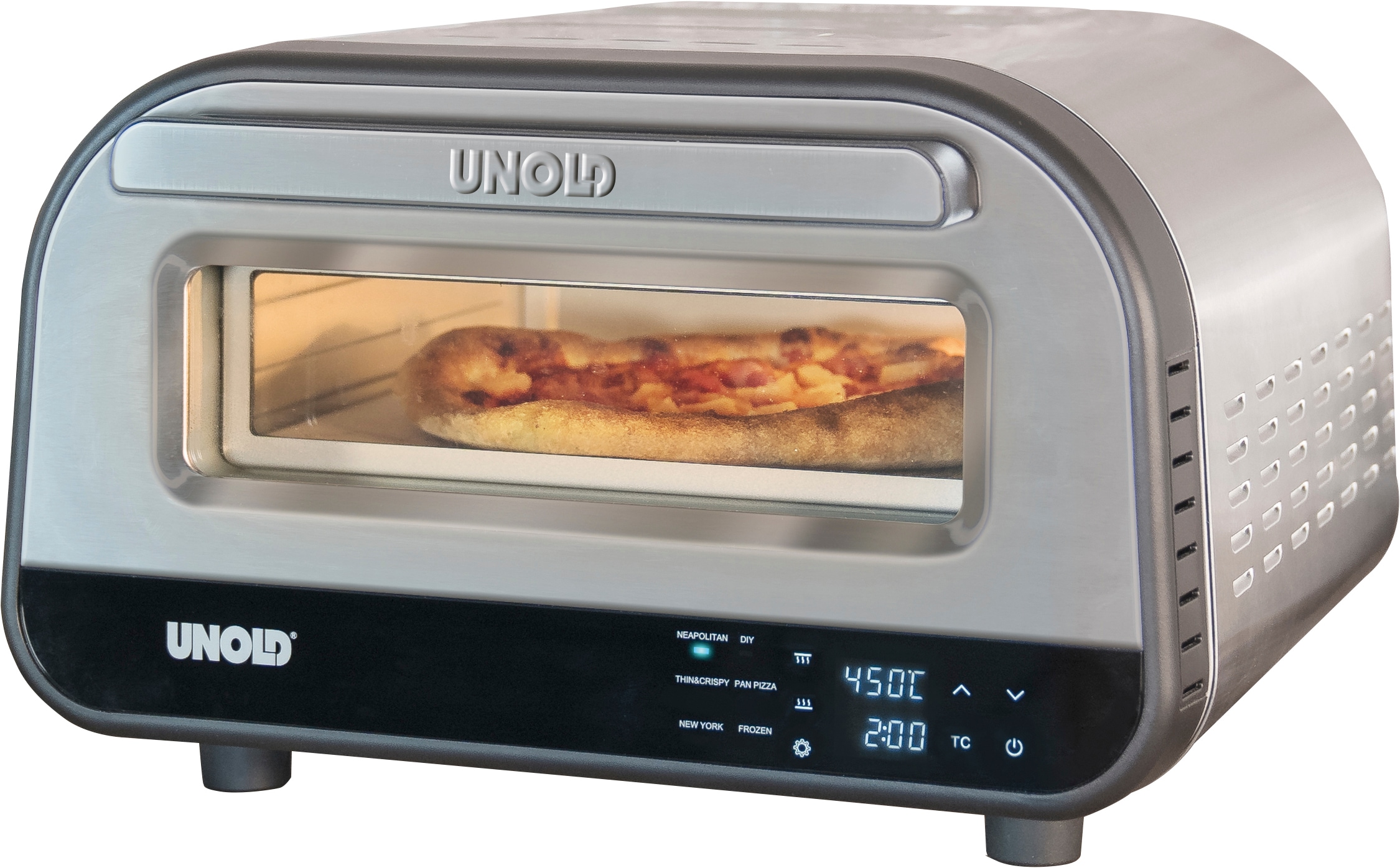 UNOLD Pizzaofen "LUIGI 68816", silber (silberfarben)