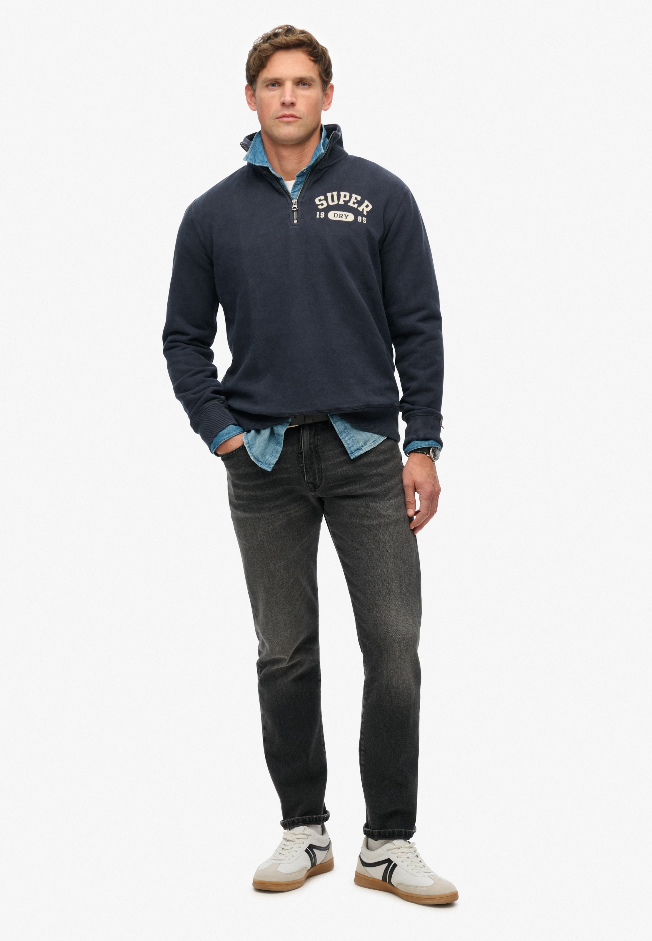 Superdry Sweatshirt »ATHLETIC ESS HALF ZIP«