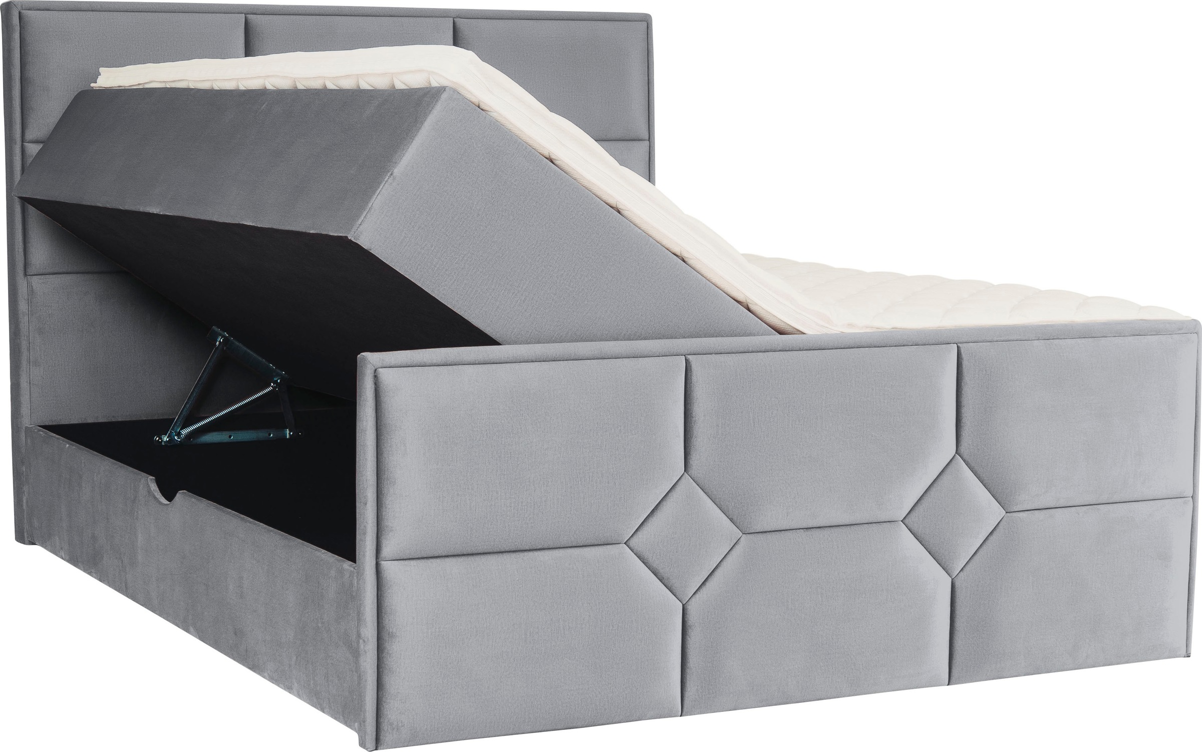 Leonique Boxspringbett »Ambre«, mit Taschen-Federkernmatratze