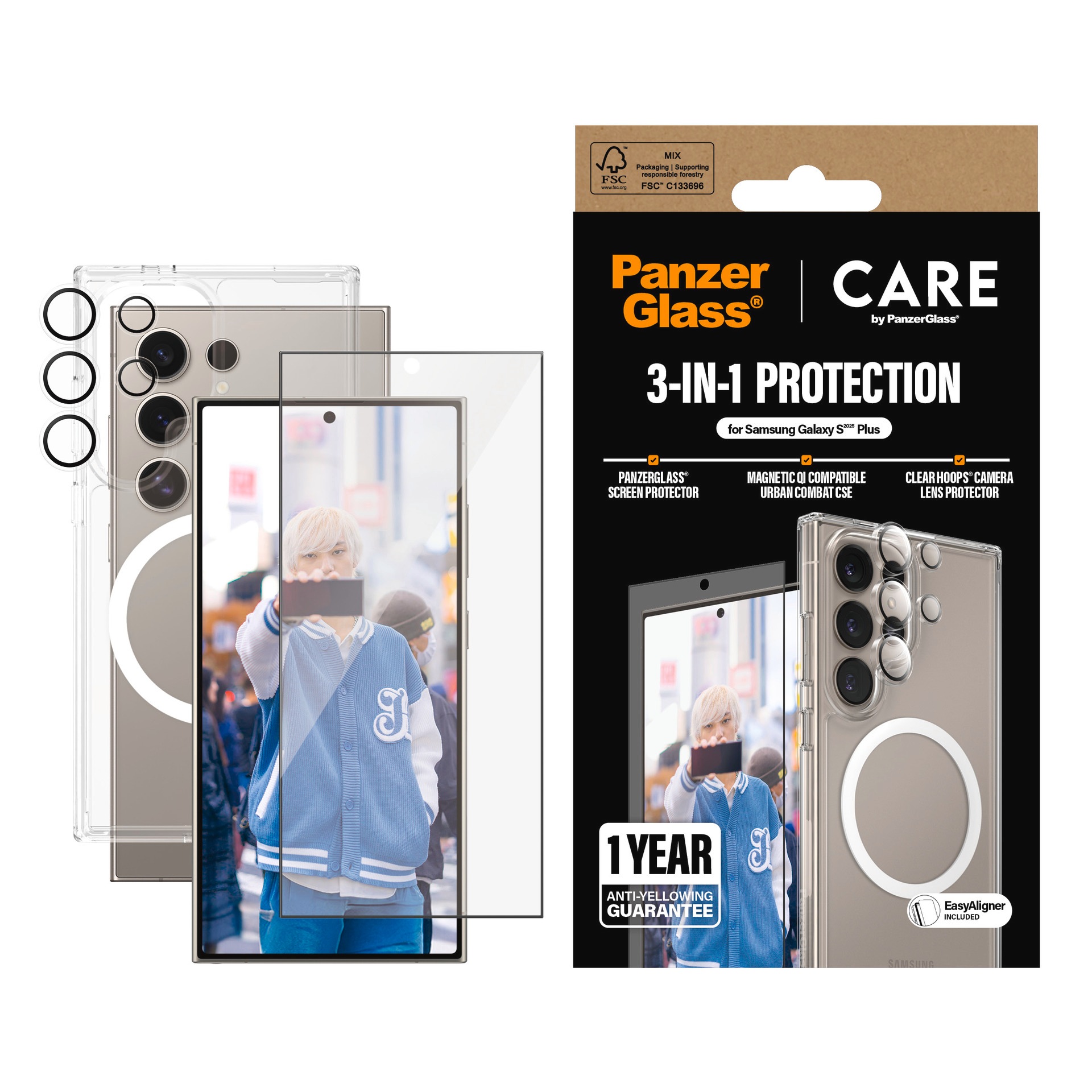 CARE by PanzerGlass Displayschutzglas »3-in-1 Protection Set« für Samsung G günstig online kaufen