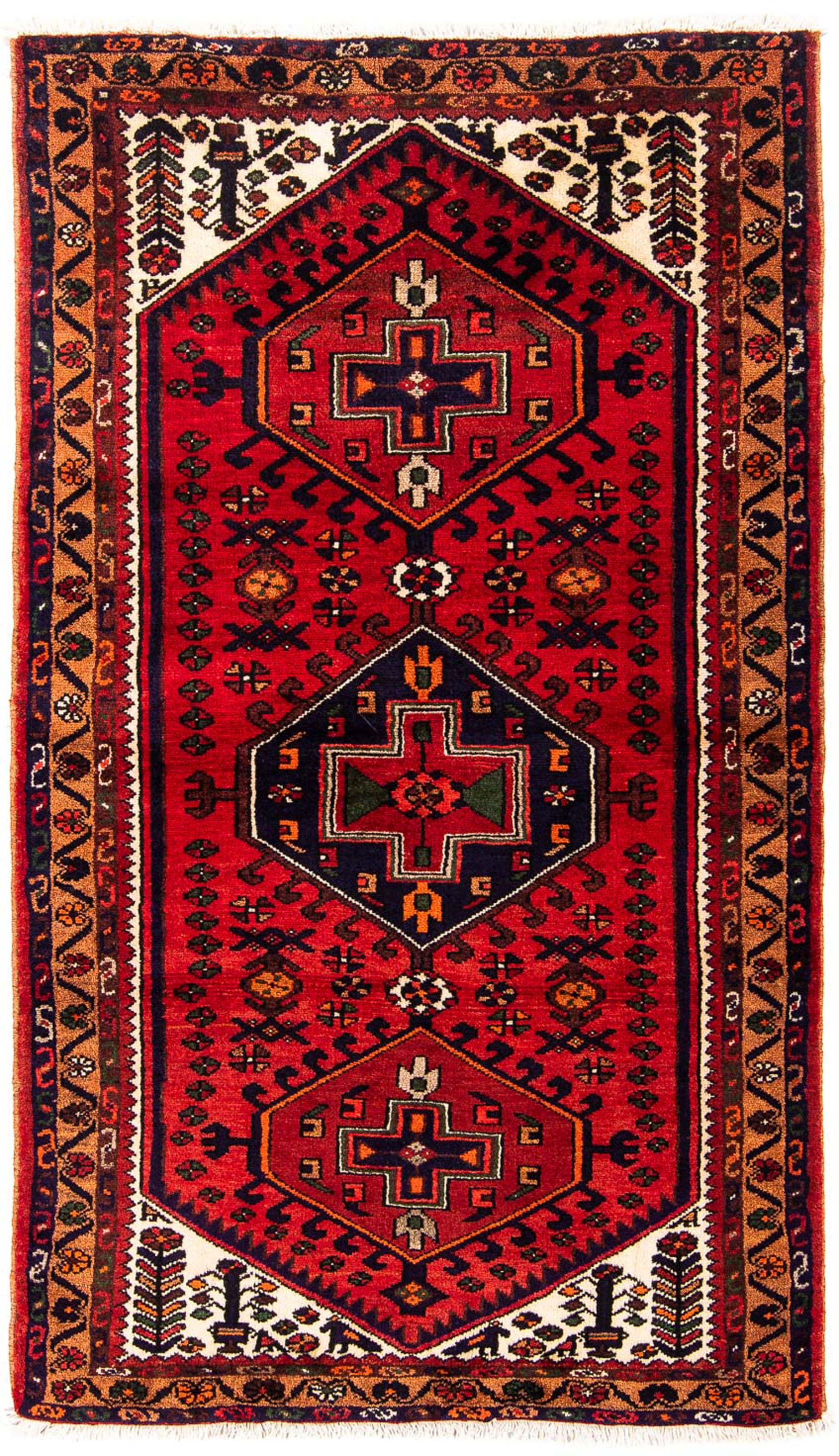 morgenland Orientteppich »Perser - Nomadic - 188 x 105 cm - dunkelrot«, rec günstig online kaufen