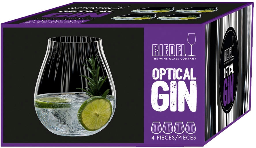 RIEDEL THE SPIRIT GLASS COMPANY Cocktailglas »Mixing Sets«, (Set, 4 tlg., GIN SET OPTIC "O"), Made in Germany, 765 ml, 4-teilig