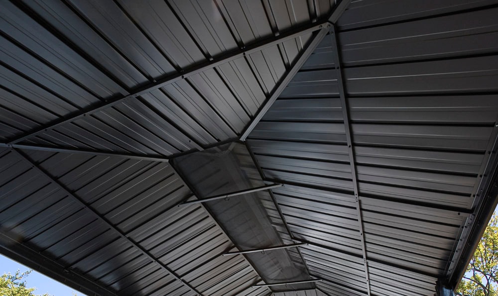 Sojag Pavillon »Messina«, (Set), BxTxH: 598x363x307 cm, inkl. Westmann Heizstrahler und Moskitonetz