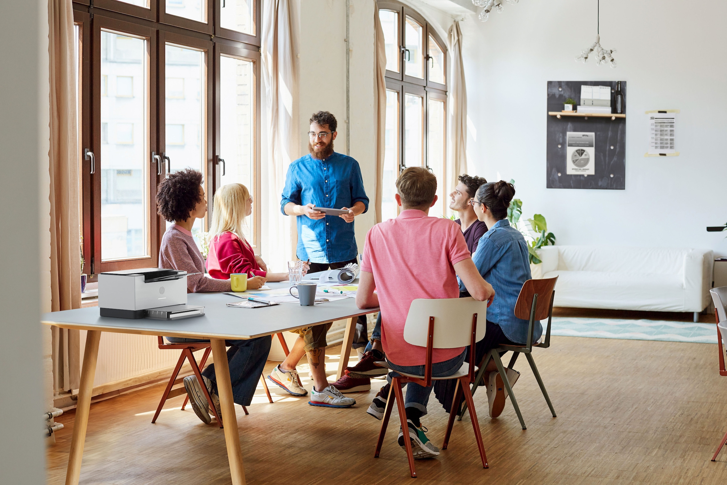 HP Schwarz-Weiß Laserdrucker »LaserJet M207dw« HP Instant Ink kompatibel