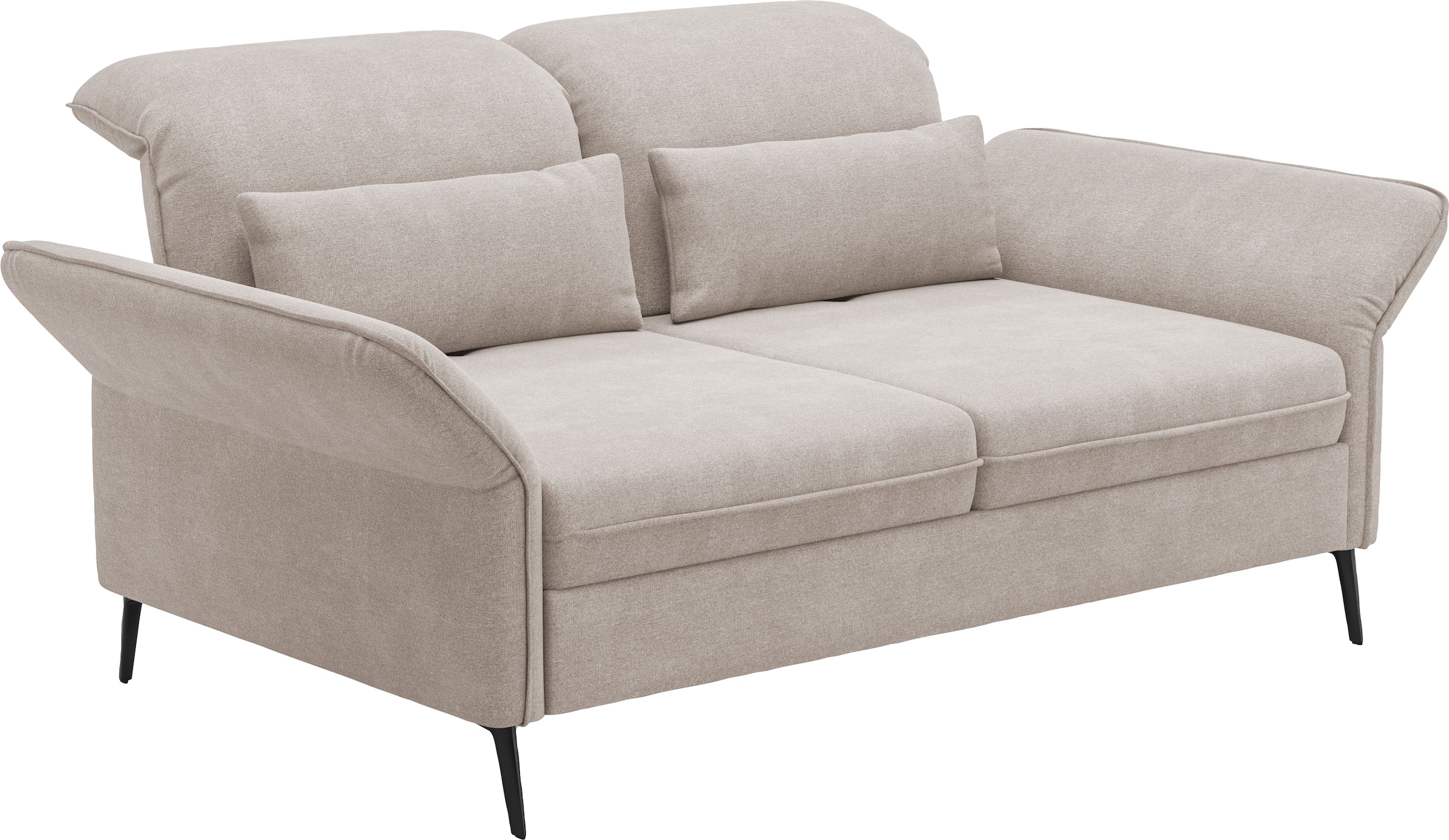 sit&more 3-Sitzer »Emely«, mit Sitztiefenverstellung, optional mit Bettfunktion