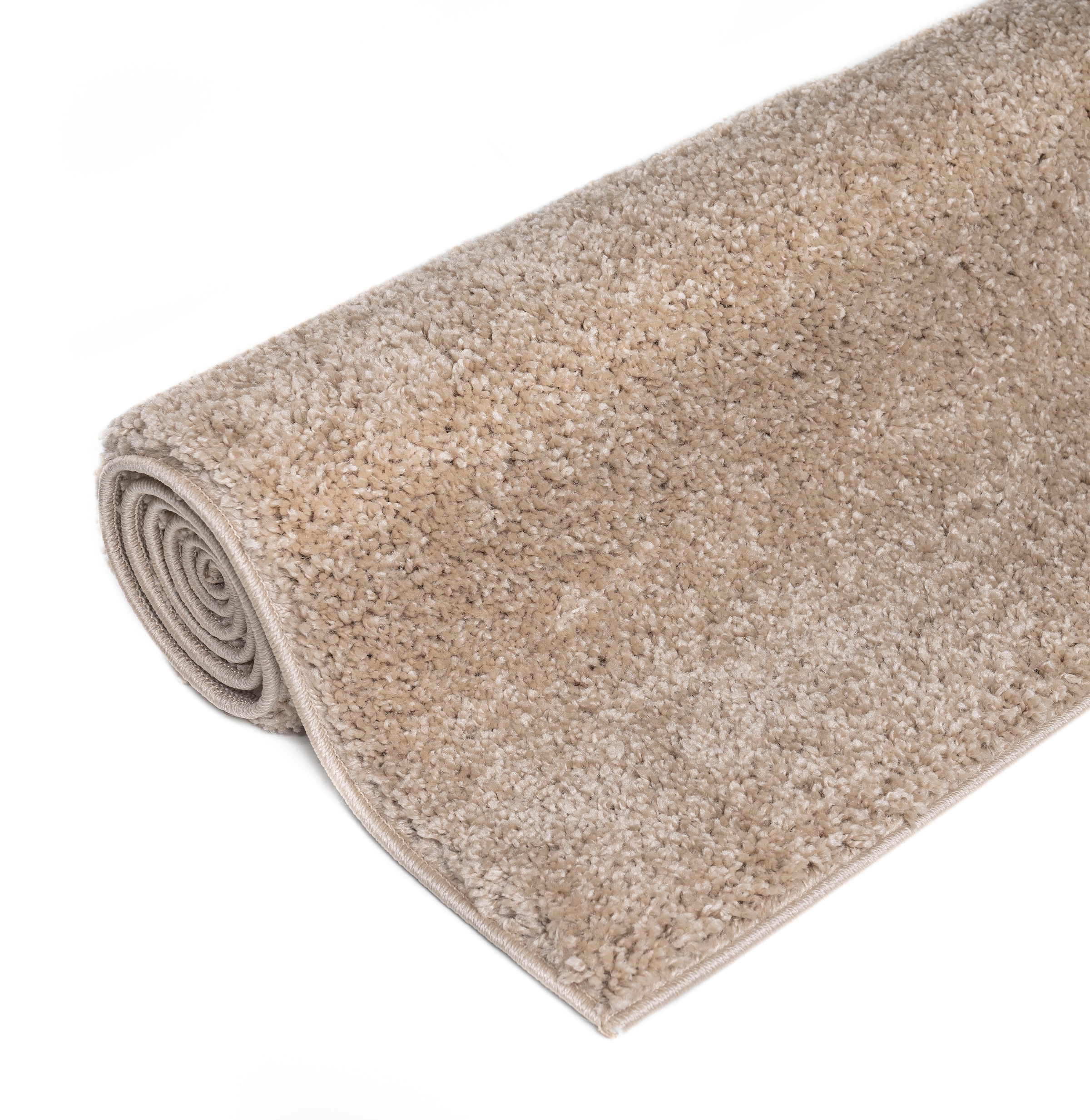 Bruno Banani Läufer »Shaggy Soft«, rechteckig, 30 mm Höhe, Läufer, Brücke, gewebt, Uni-Farben, besonders weich