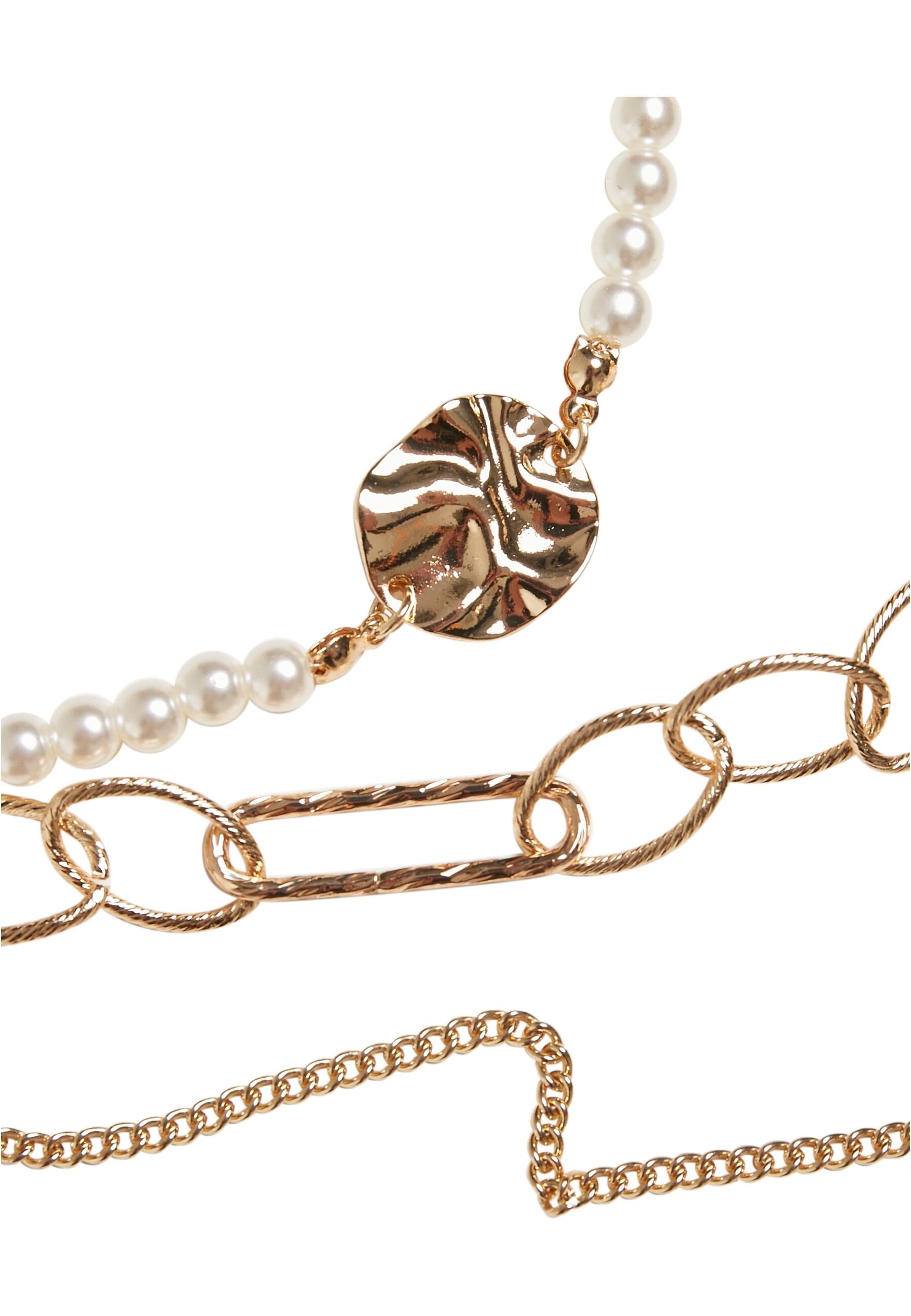 URBAN CLASSICS Edelstahlkette »Urban Classics Unisex Ocean Layering Necklace«