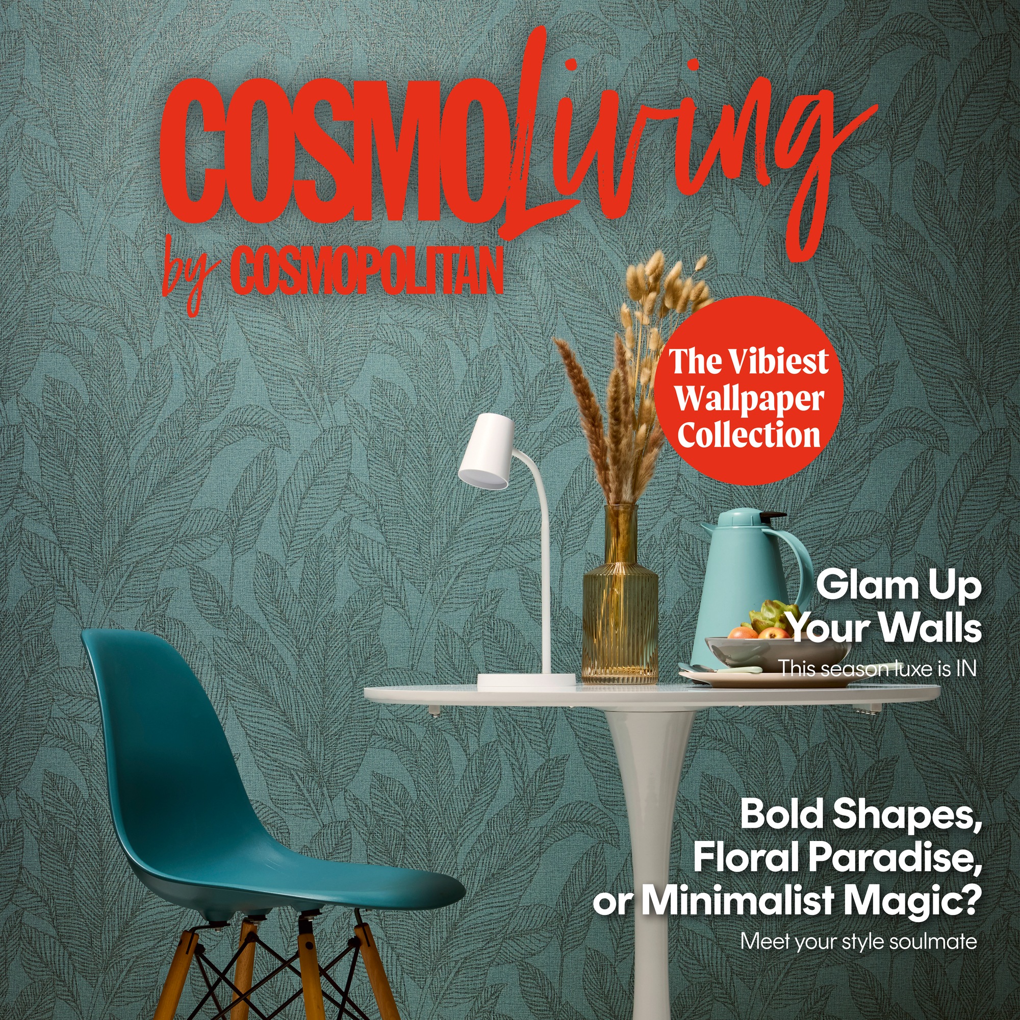 CosmoLiving by Cosmopolitan Vliestapete »Golden Fern – Edle Vliestapete« matt strukturiert Feine Blattstruktur mit edlem Glanz