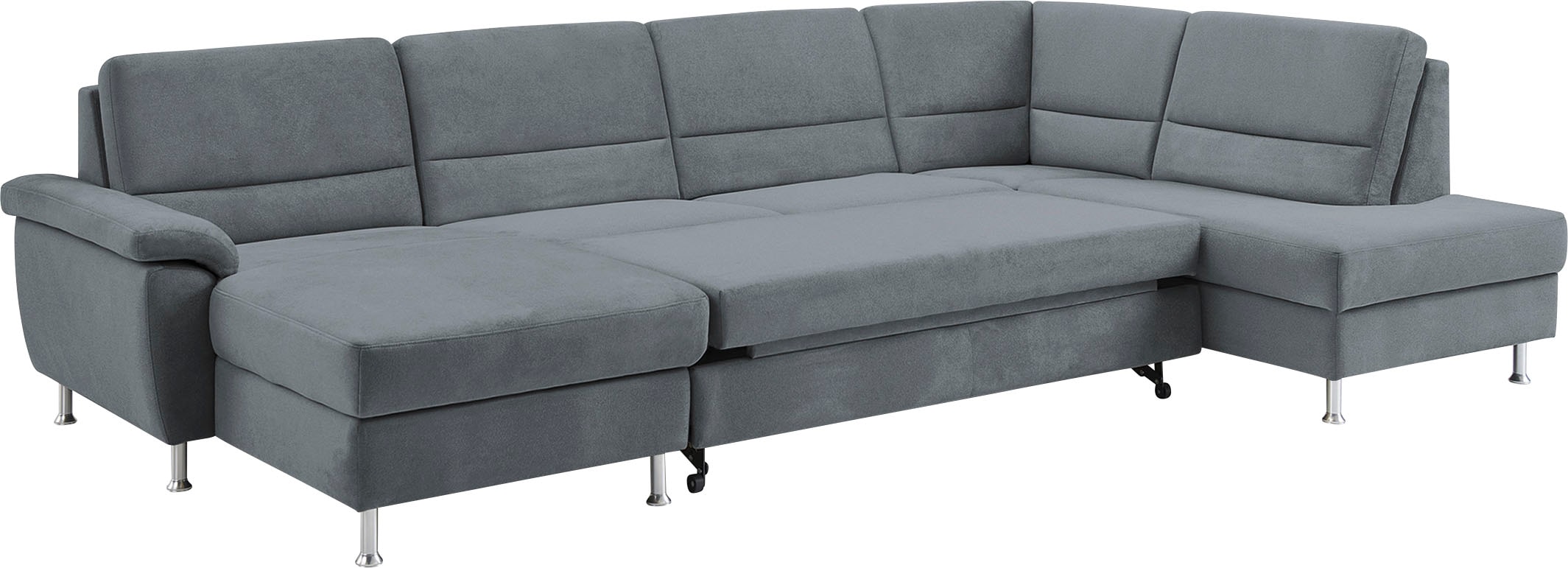 CALIZZA INTERIORS Wohnlandschaft »Onyx U-Form«, (3 St.), wahlweise mit Bettfunktion und Bettkasten