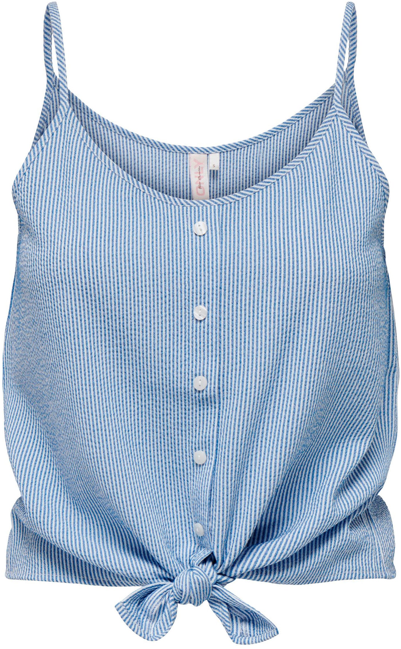 ONLY Trägertop »ONLLECEY SL KNOT SINGLET NOOS WVN«, mit geknotetem Detail