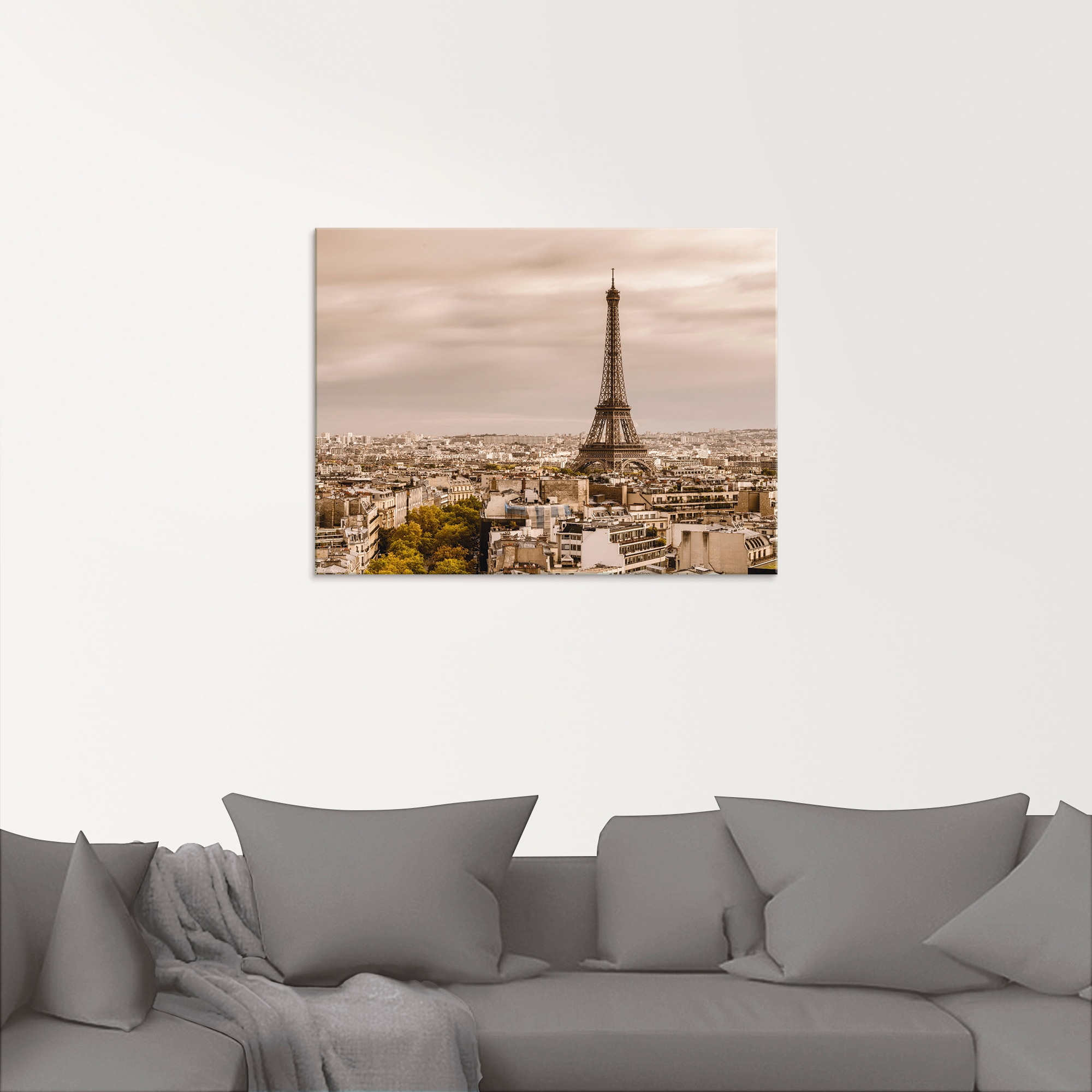 Artland Glasbild "Paris Eiffelturm I", Frankreich, (1 St.), in verschiedene günstig online kaufen