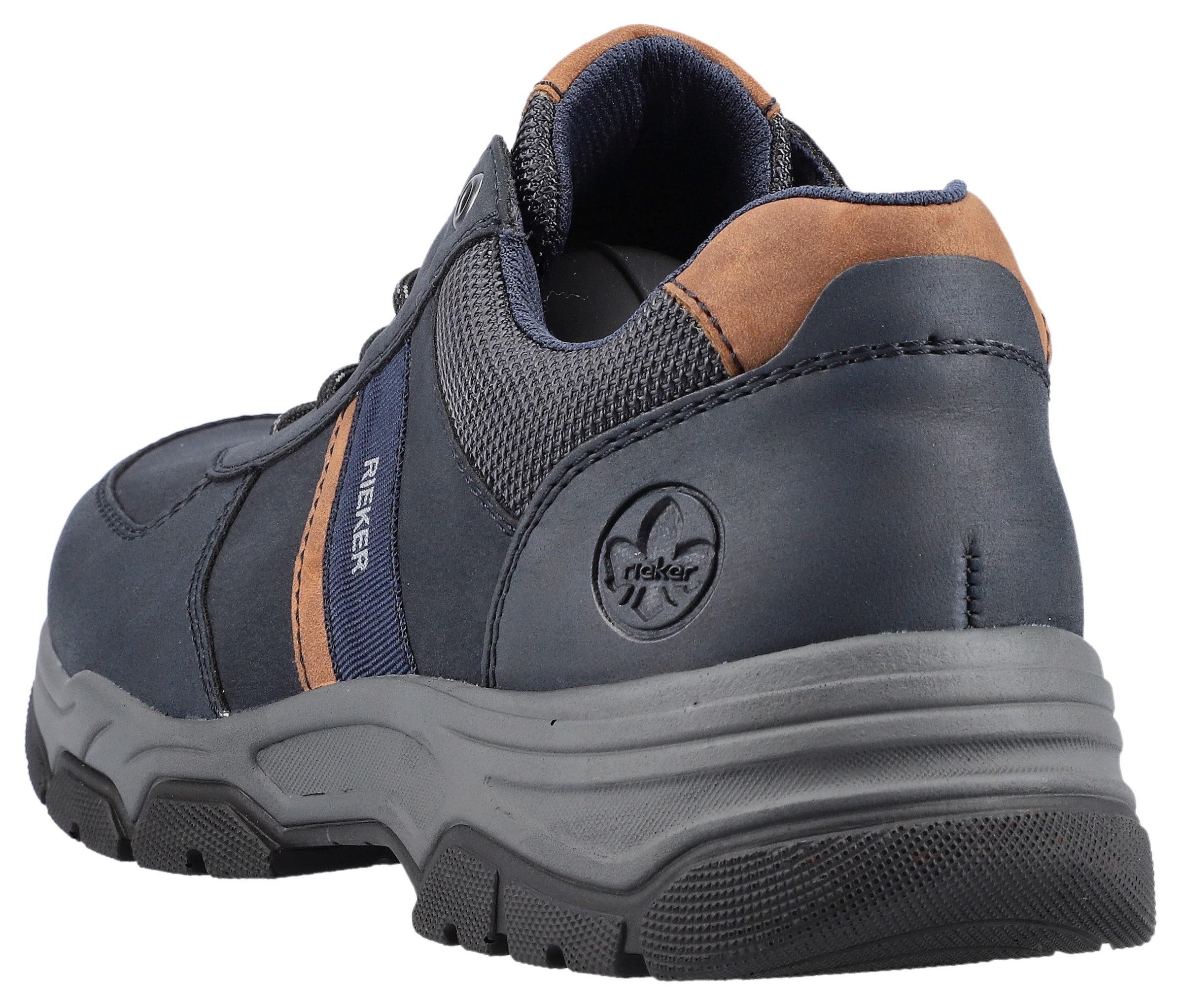 Rieker Sneaker, Freizeitschuh, Outdoorschuh, Schnürschuh mit gepolstertem Schaftrand