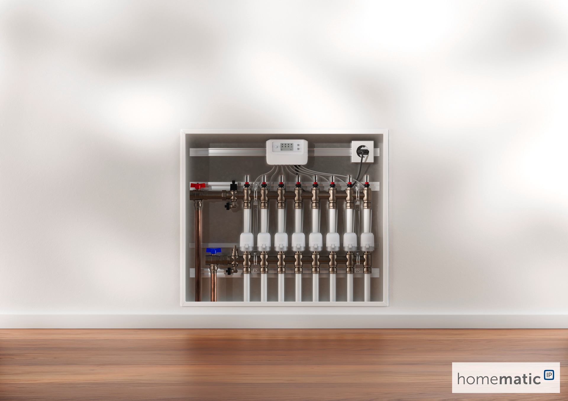 Homematic IP Smart-Home-Zubehör »Fußbodenheizungscontroller - 8 Kanäle, motorisch«