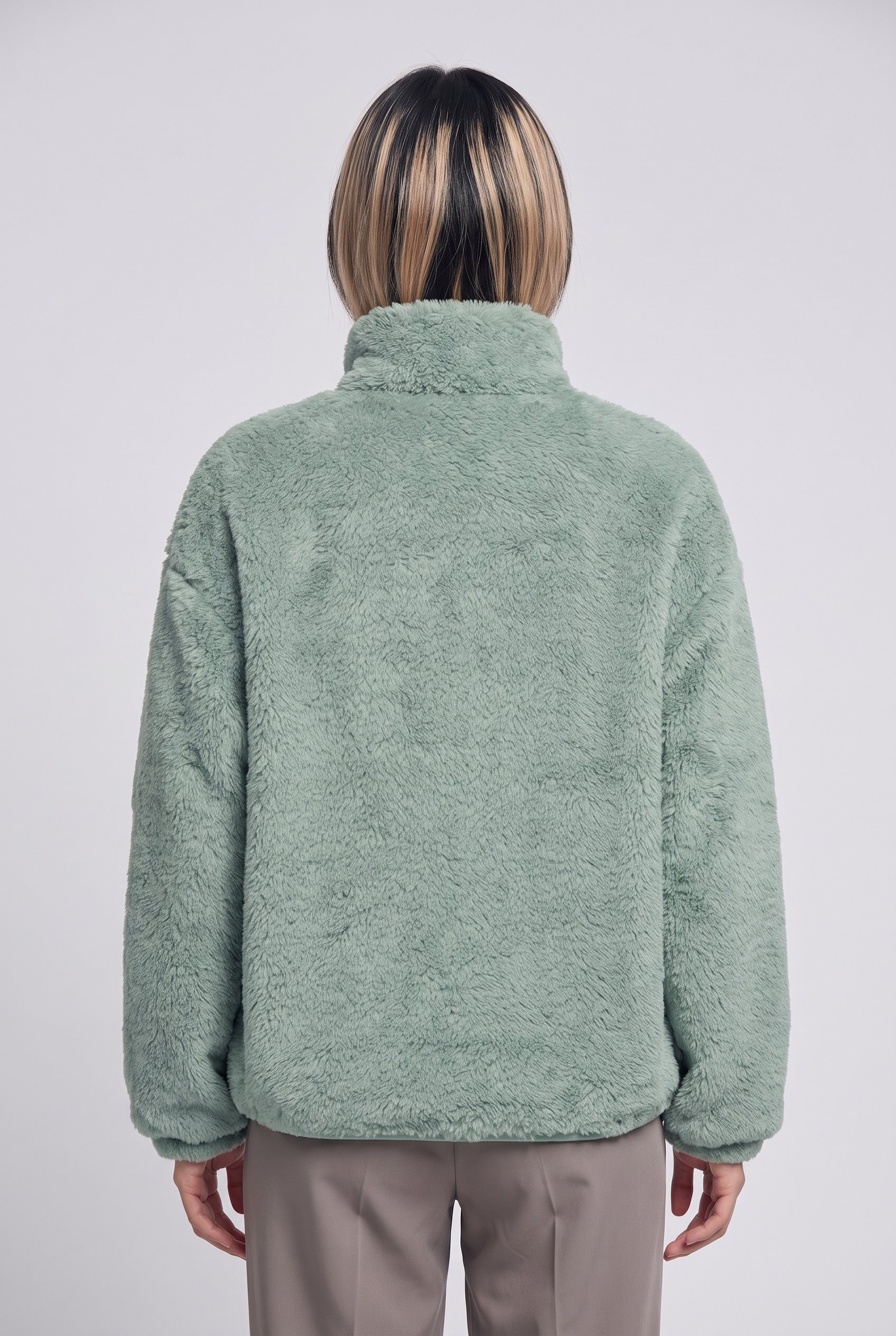 ONLY Plüschjacke »ONLCONTACT LIFE OVERSIZED CC OTW« ohne Kapuze Kunstfaser