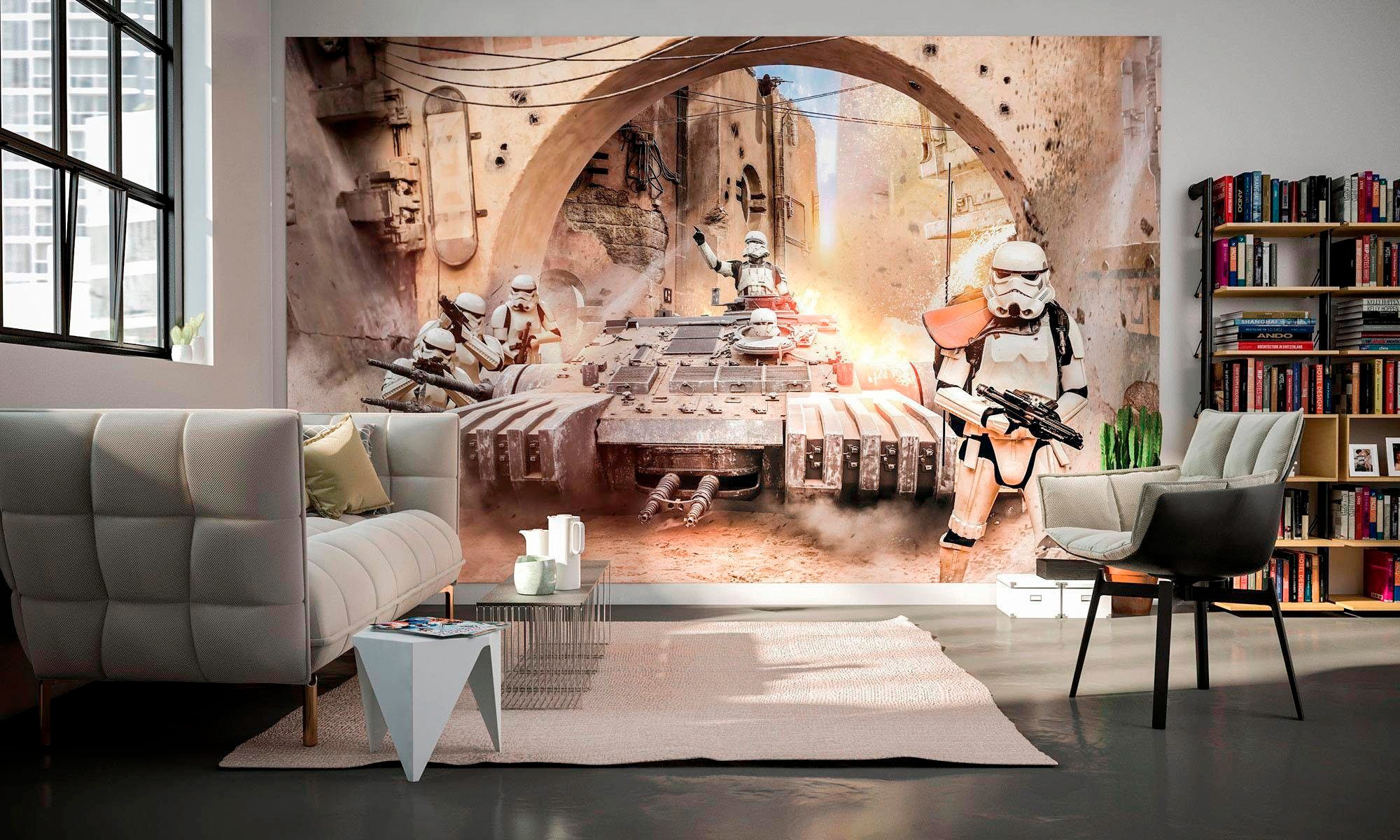 Komar Vliestapete »Star Wars Tanktrooper«, 400x250 cm (Breite x Höhe), Vlie günstig online kaufen